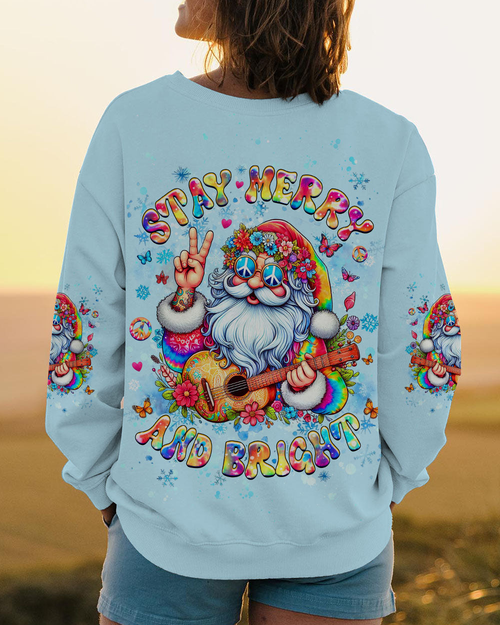 STAY MERRY AND BRIGHT CHRISTMAS ALL OVER PRINT - YHHG0811242
