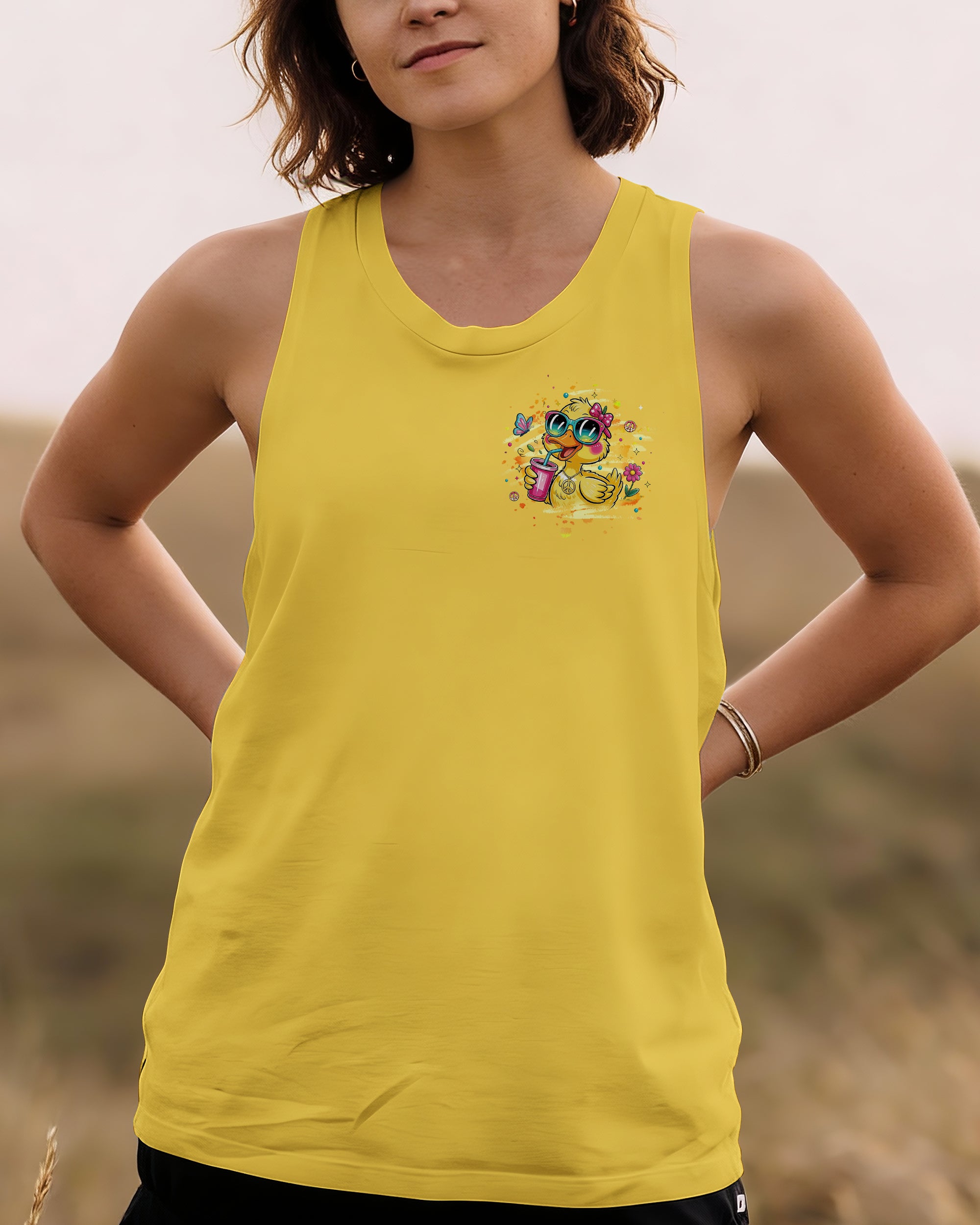 I'M NOT SHORT DUCK HIPPIE ALL OVER PRINT - YHHG0901261