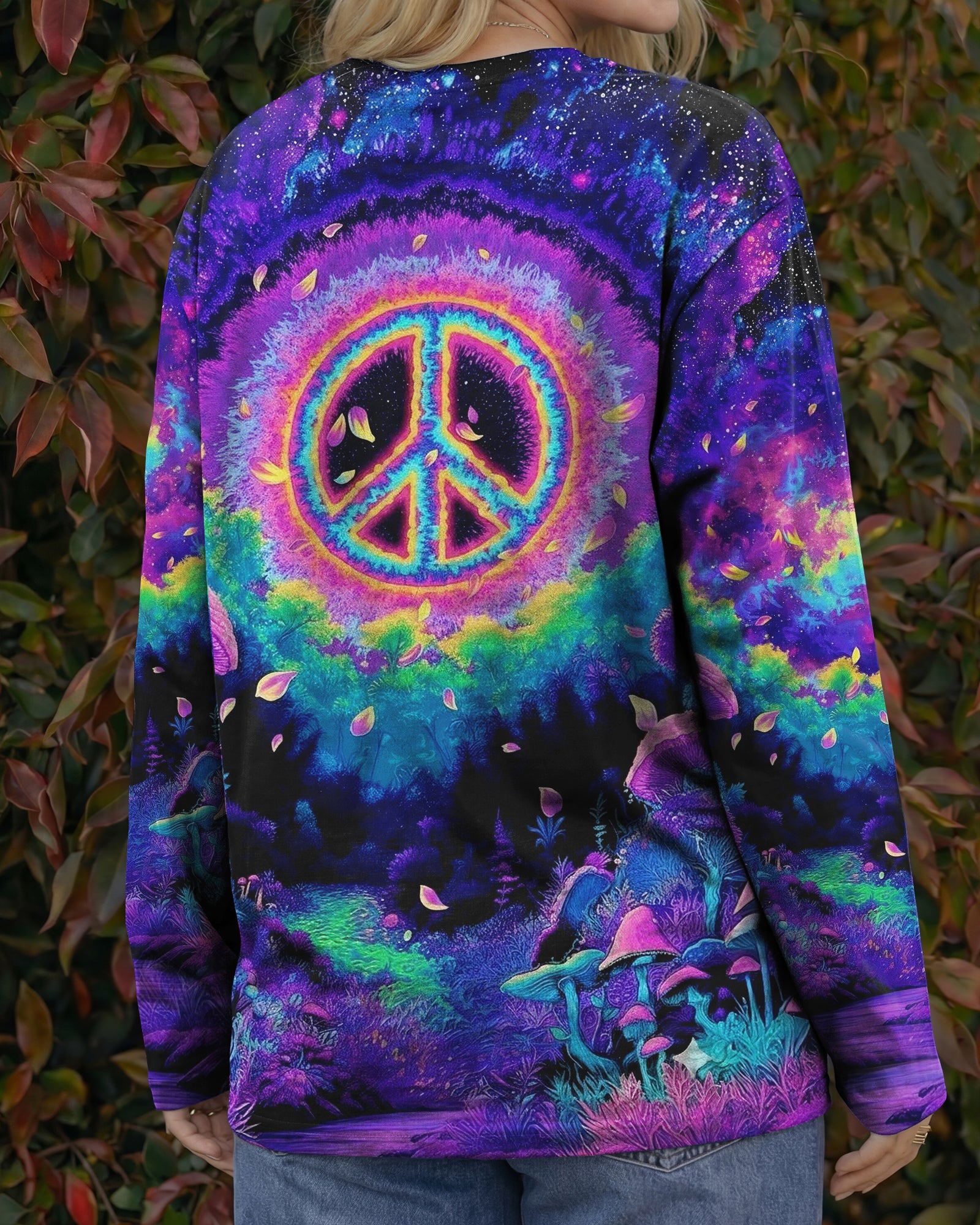 PSYCHEDELIC PEACE GARDEN ALL OVER PRINT - YHHG0901263