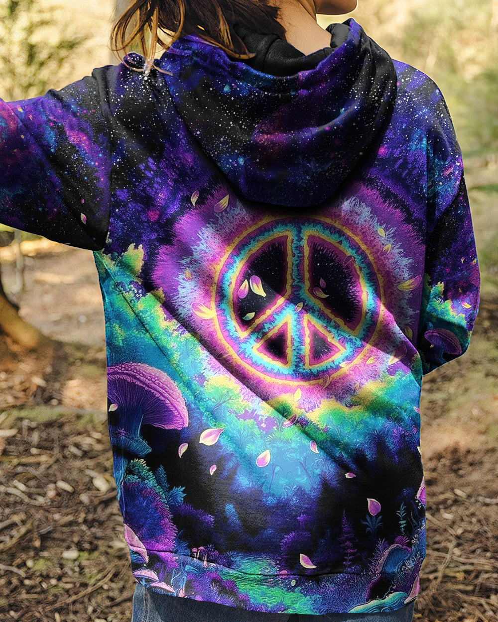 PSYCHEDELIC PEACE GARDEN ALL OVER PRINT - YHHG0901263