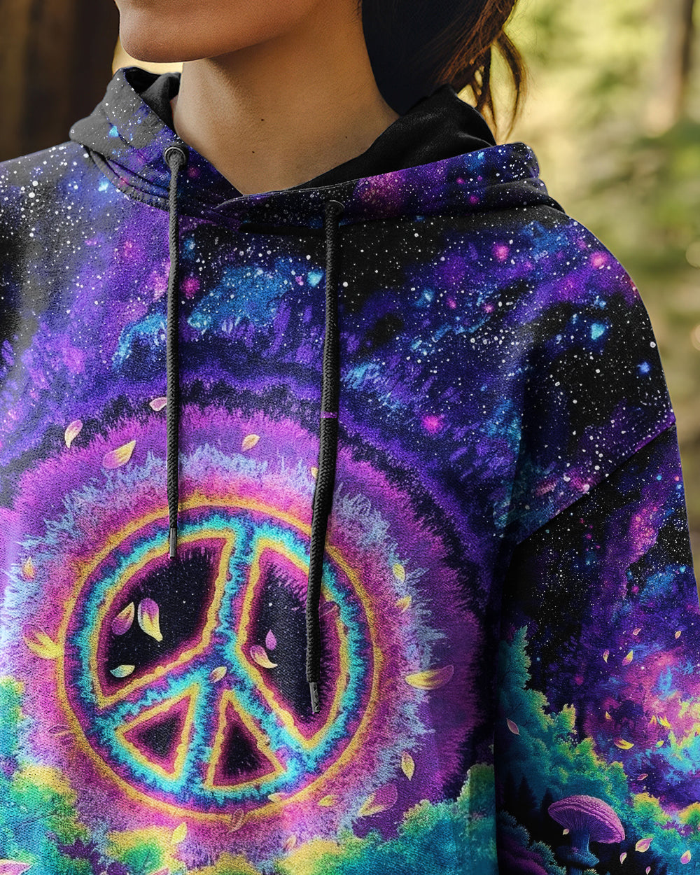PSYCHEDELIC PEACE GARDEN ALL OVER PRINT - YHHG0901263