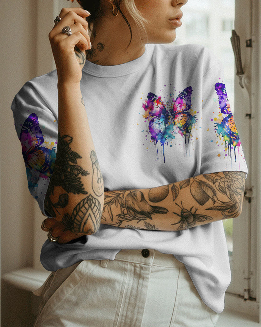 SHE FLIES WITH HER WINGS ALL OVER PRINT - YHHG0906232