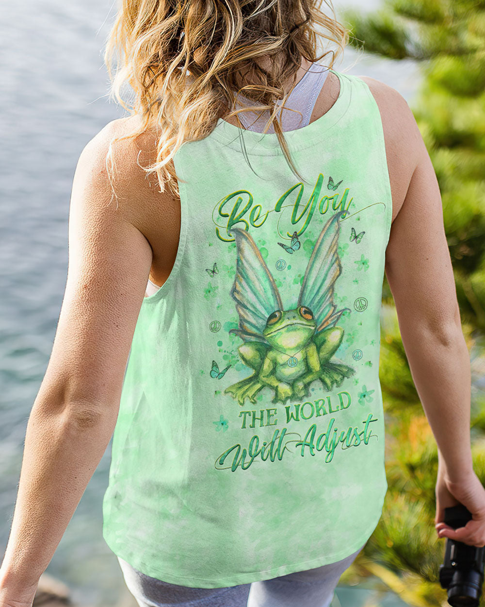 BE YOU THE WORLD WILL ADJUST ALL OVER PRINT - YHHG0908235