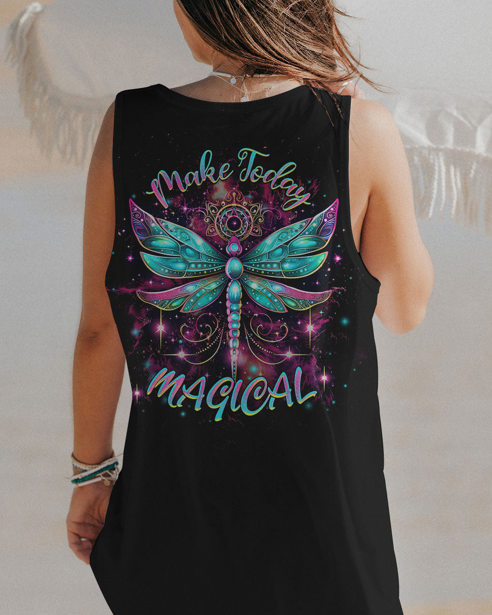 MAKE TODAY MAGICAL DRAGONFLY ALL OVER PRINT - YHHG1007231