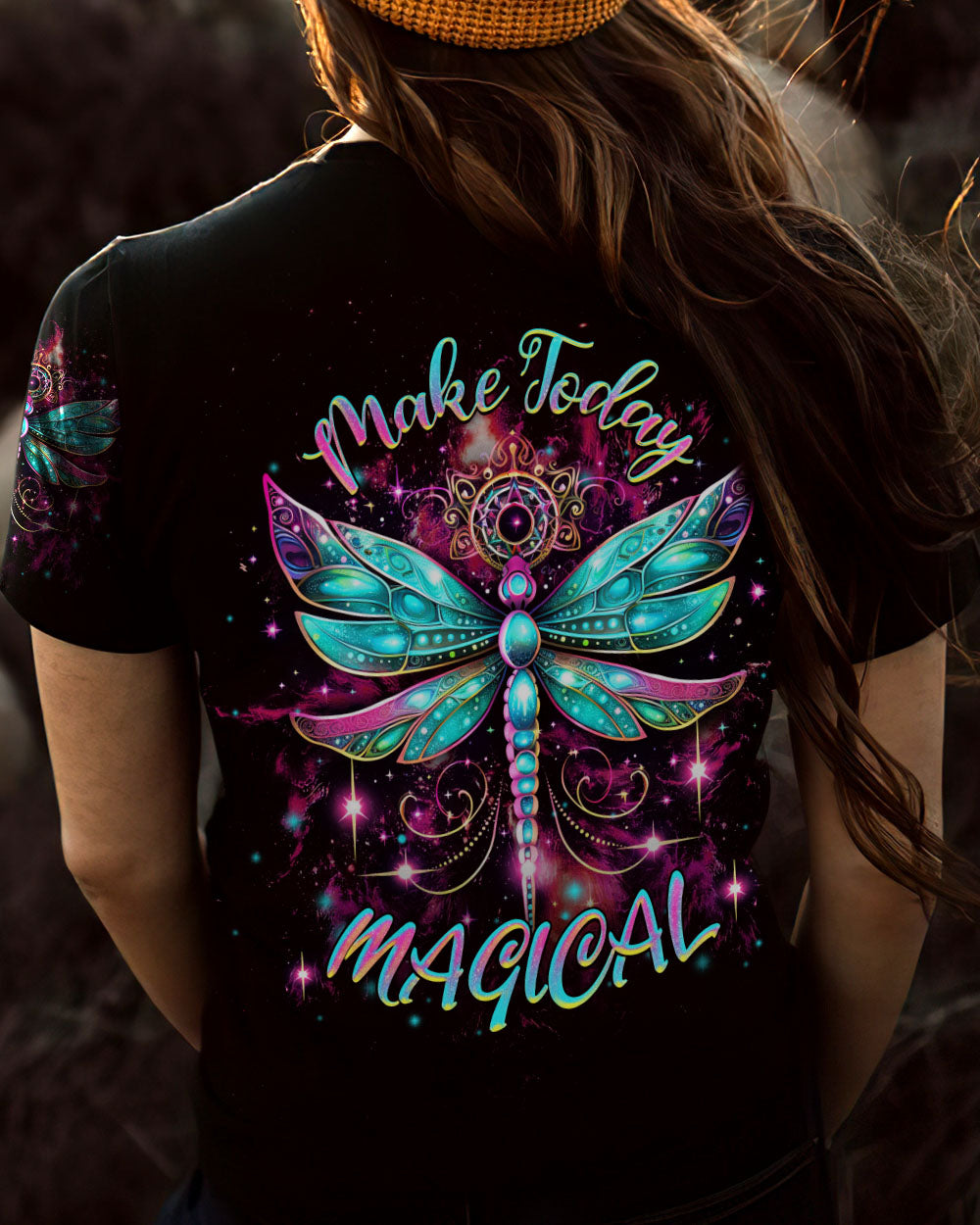 MAKE TODAY MAGICAL DRAGONFLY ALL OVER PRINT - YHHG1007231