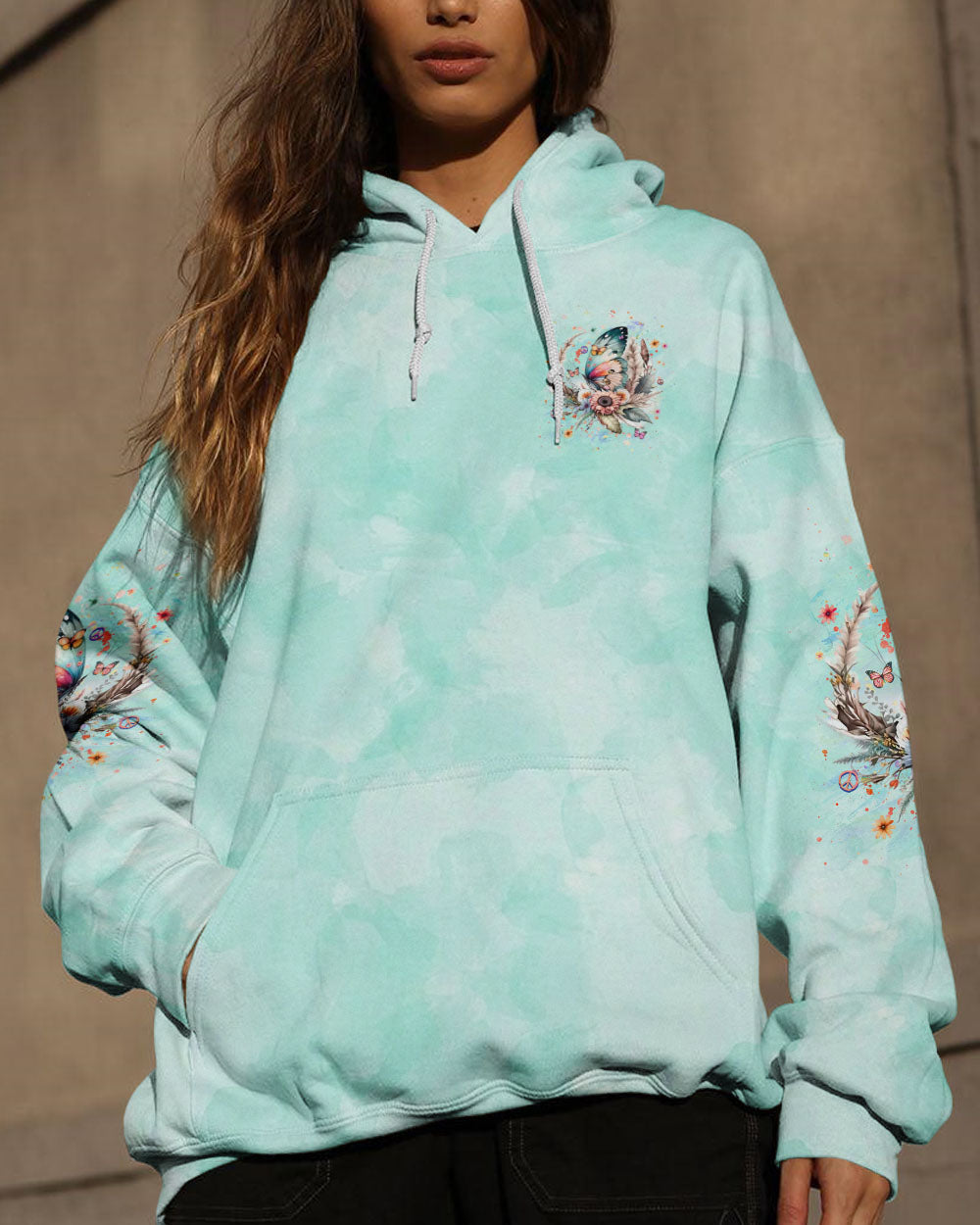 JUST BREATHE BUTTERFLY ALL OVER PRINT - YHHG1007241