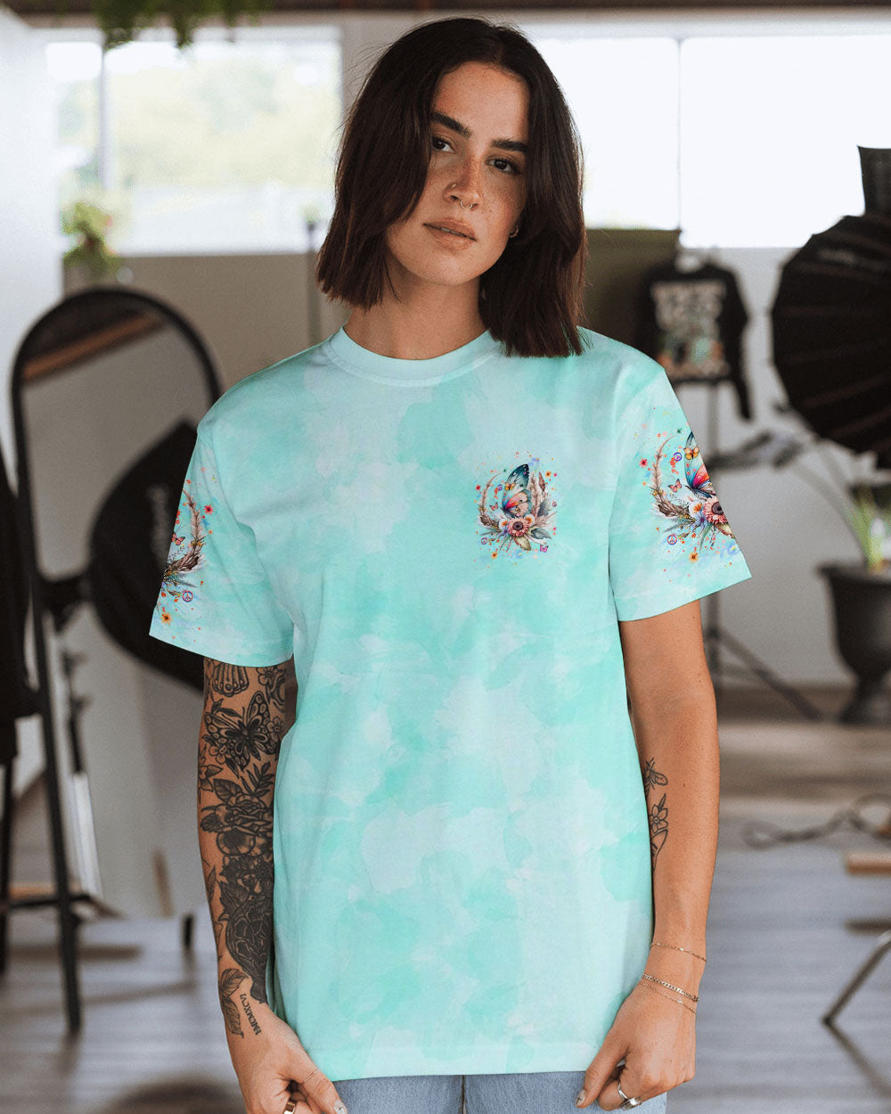 JUST BREATHE BUTTERFLY ALL OVER PRINT - YHHG1007241