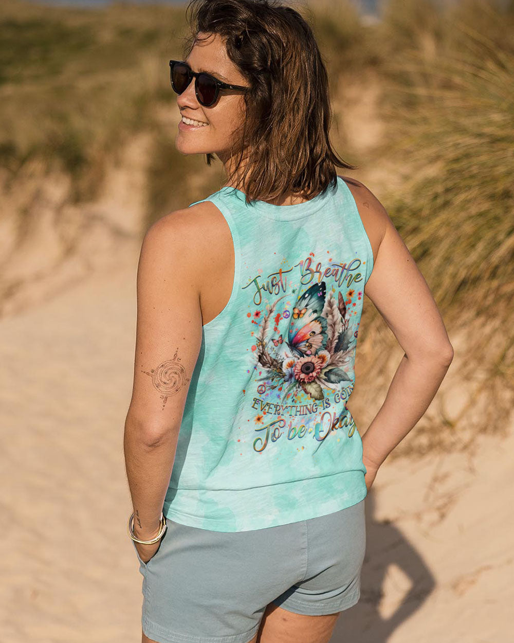 JUST BREATHE BUTTERFLY ALL OVER PRINT - YHHG1007241