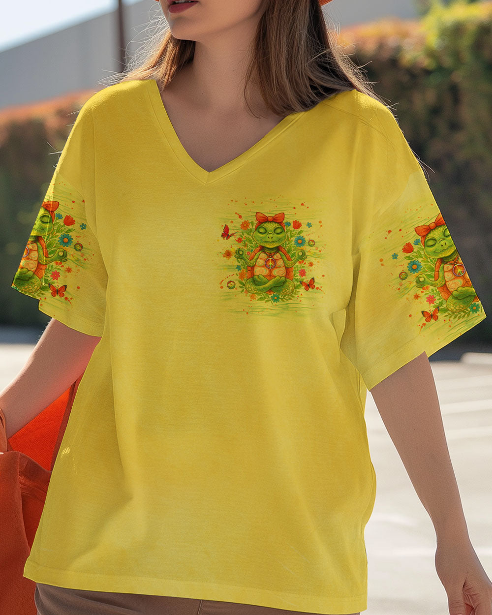 JUST BREATHE TURTLE ALL OVER PRINT - YHHG1007254