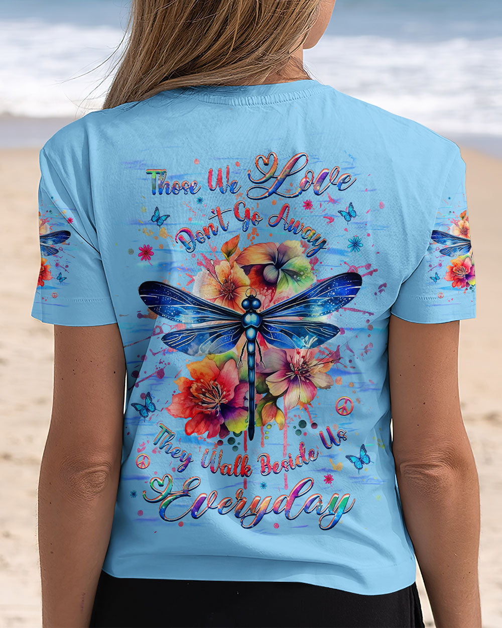 THOSE WE LOVE DON'T GO AWAY DRAGONFLY ALL OVER PRINT - YHHG1102252