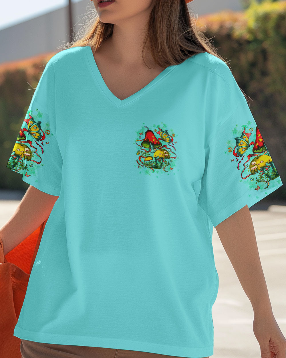 JUST BREATHE MUSHROOM BUTTERFLY ALL OVER PRINT - YHHG1209242