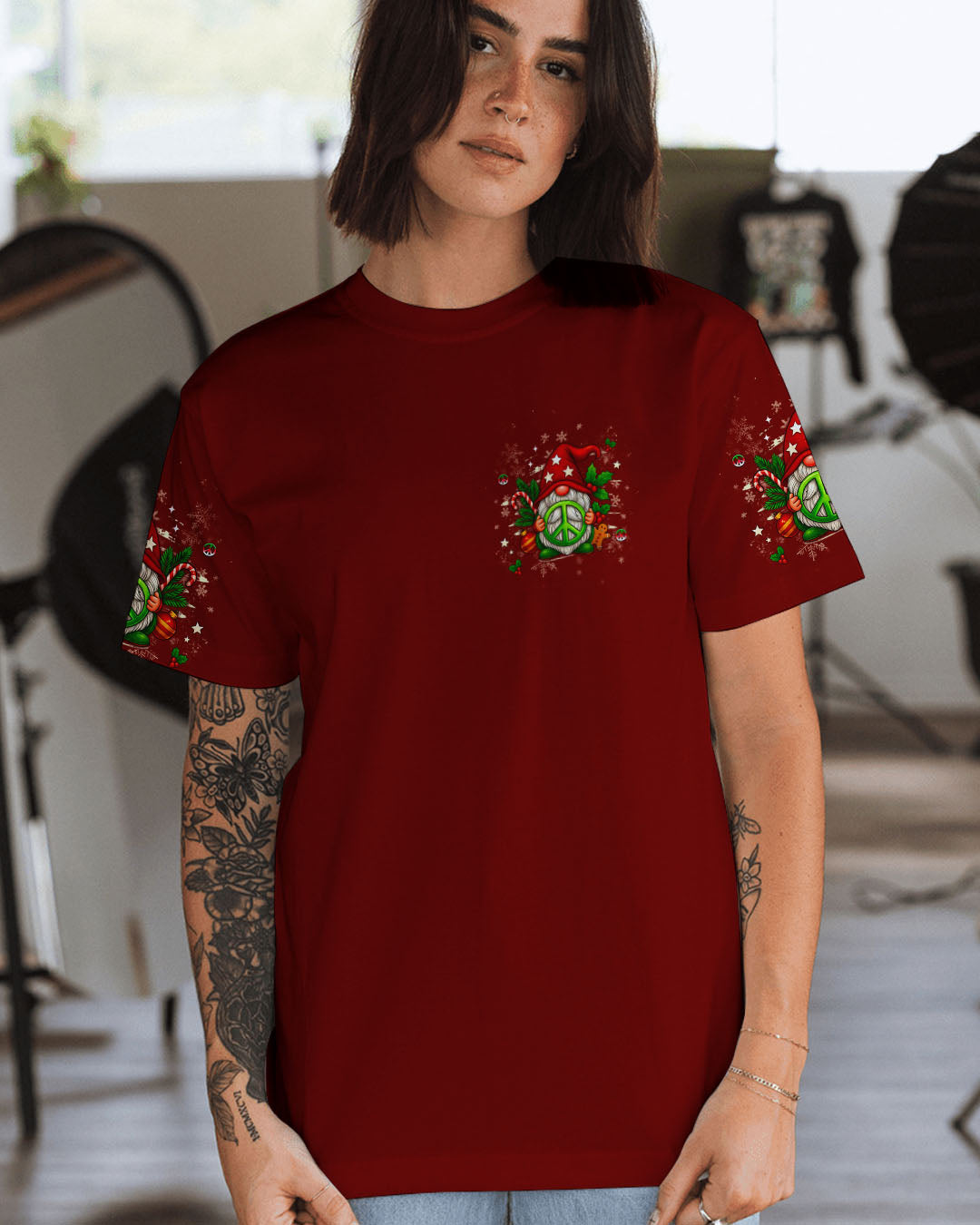 IMAGINE ALL THE PEOPLE LIVING LIFE IN PEACE CHRISTMAS ALL OVER PRINT - YHHG1211251