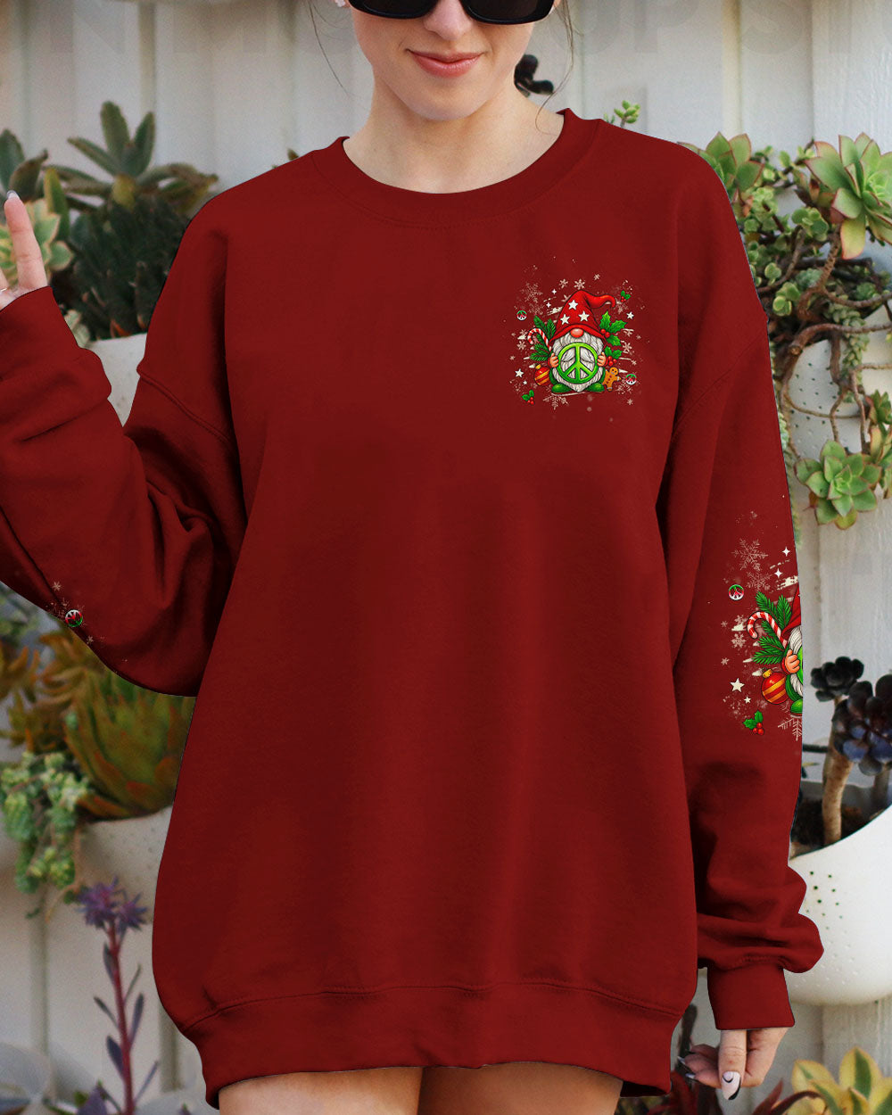 IMAGINE ALL THE PEOPLE LIVING LIFE IN PEACE CHRISTMAS ALL OVER PRINT - YHHG1211251