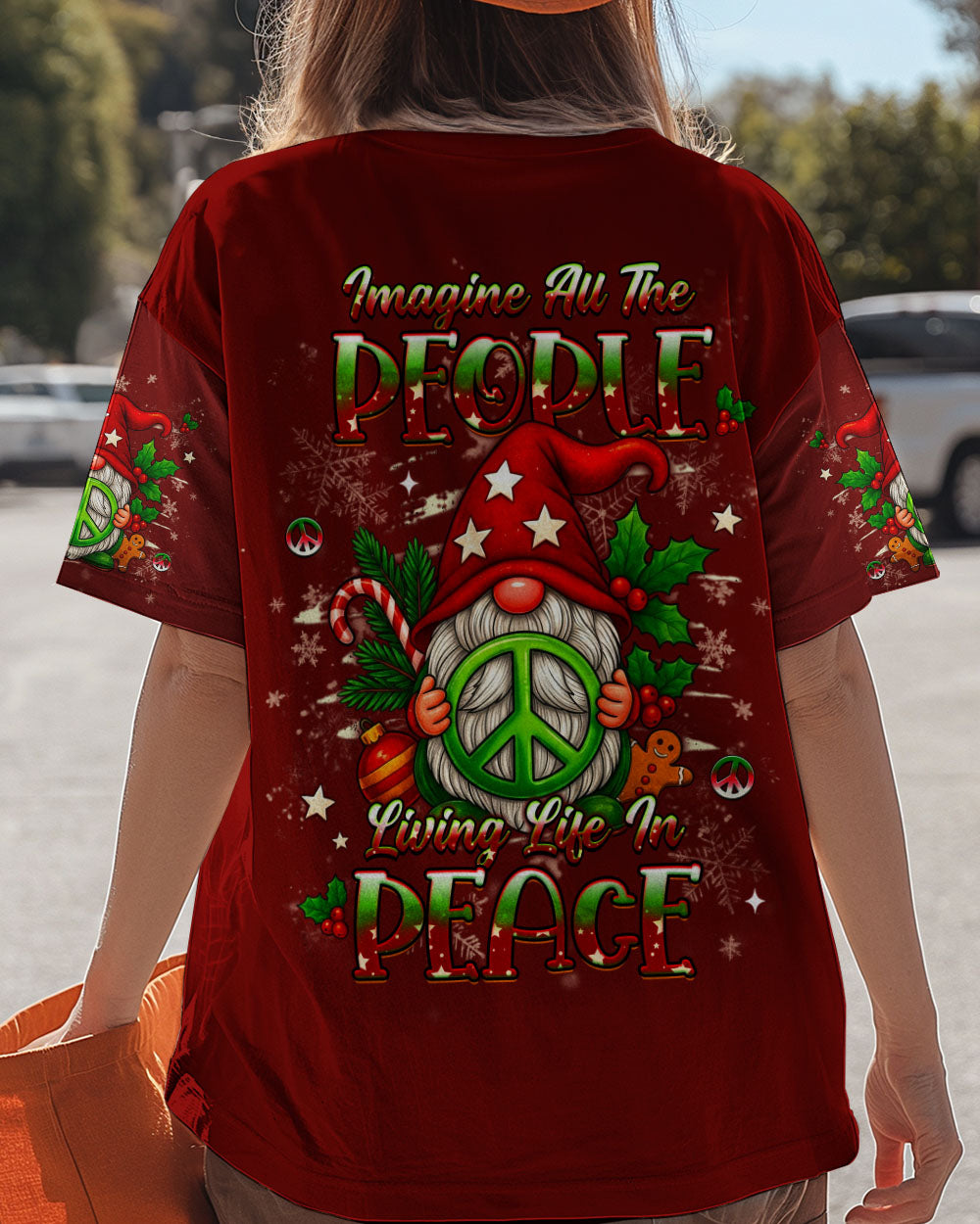 IMAGINE ALL THE PEOPLE LIVING LIFE IN PEACE CHRISTMAS ALL OVER PRINT - YHHG1211251