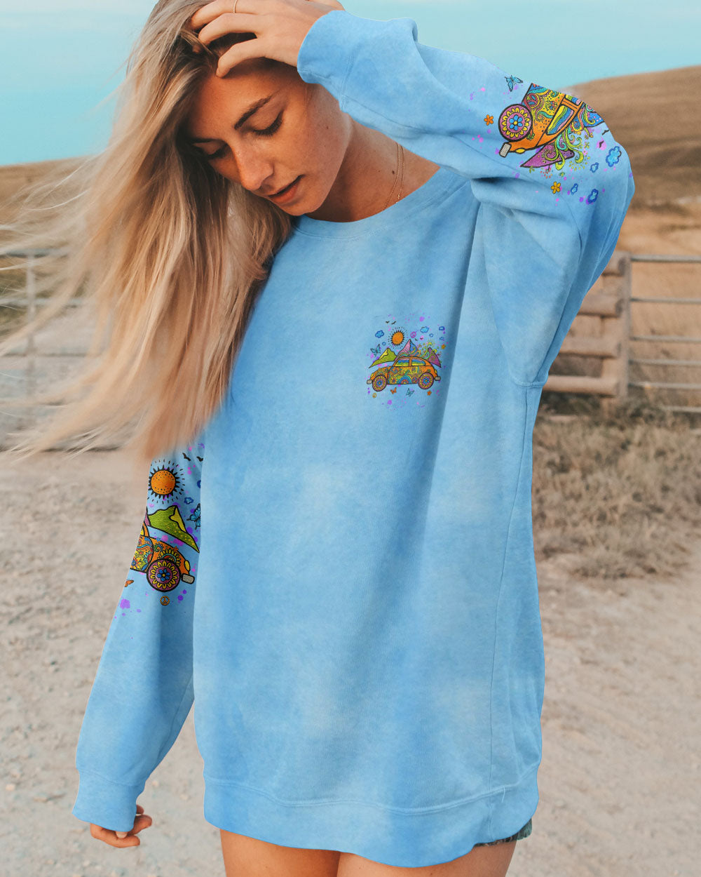 RUNNING AGAINST THE WIND ALL OVER PRINT - YHHG1306252