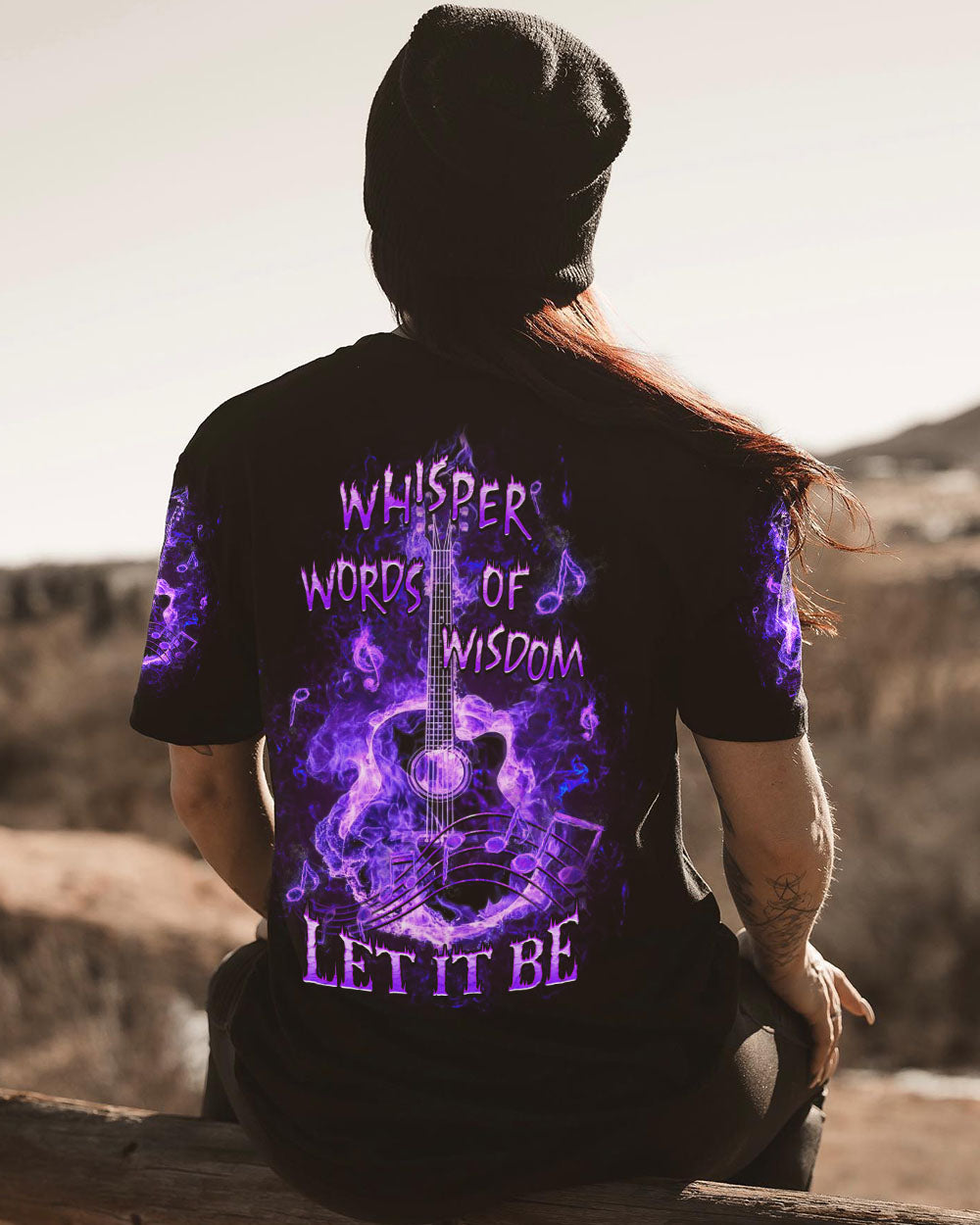 WHISPER WORDS OF WISDOM GUITAR ALL OVER PRINT - YHHG1307231