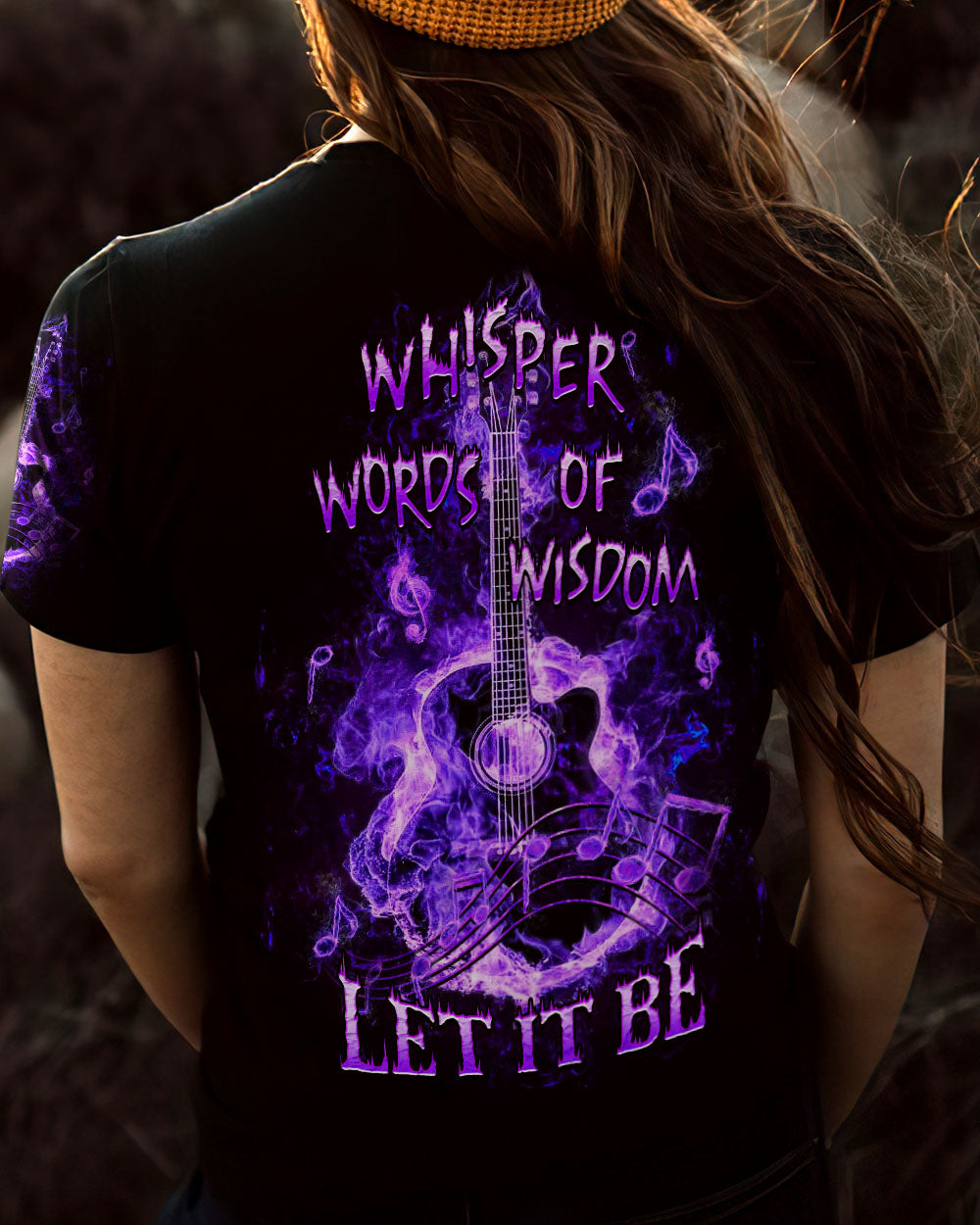 WHISPER WORDS OF WISDOM GUITAR ALL OVER PRINT - YHHG1307231