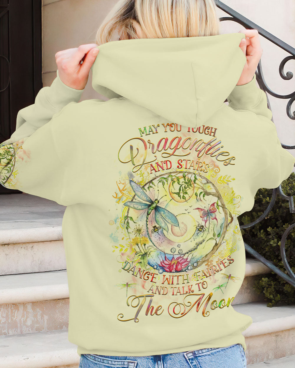 MAY YOU TOUCH DRAGONFLIES AND STARS ALL OVER PRINT - YHHG1309234