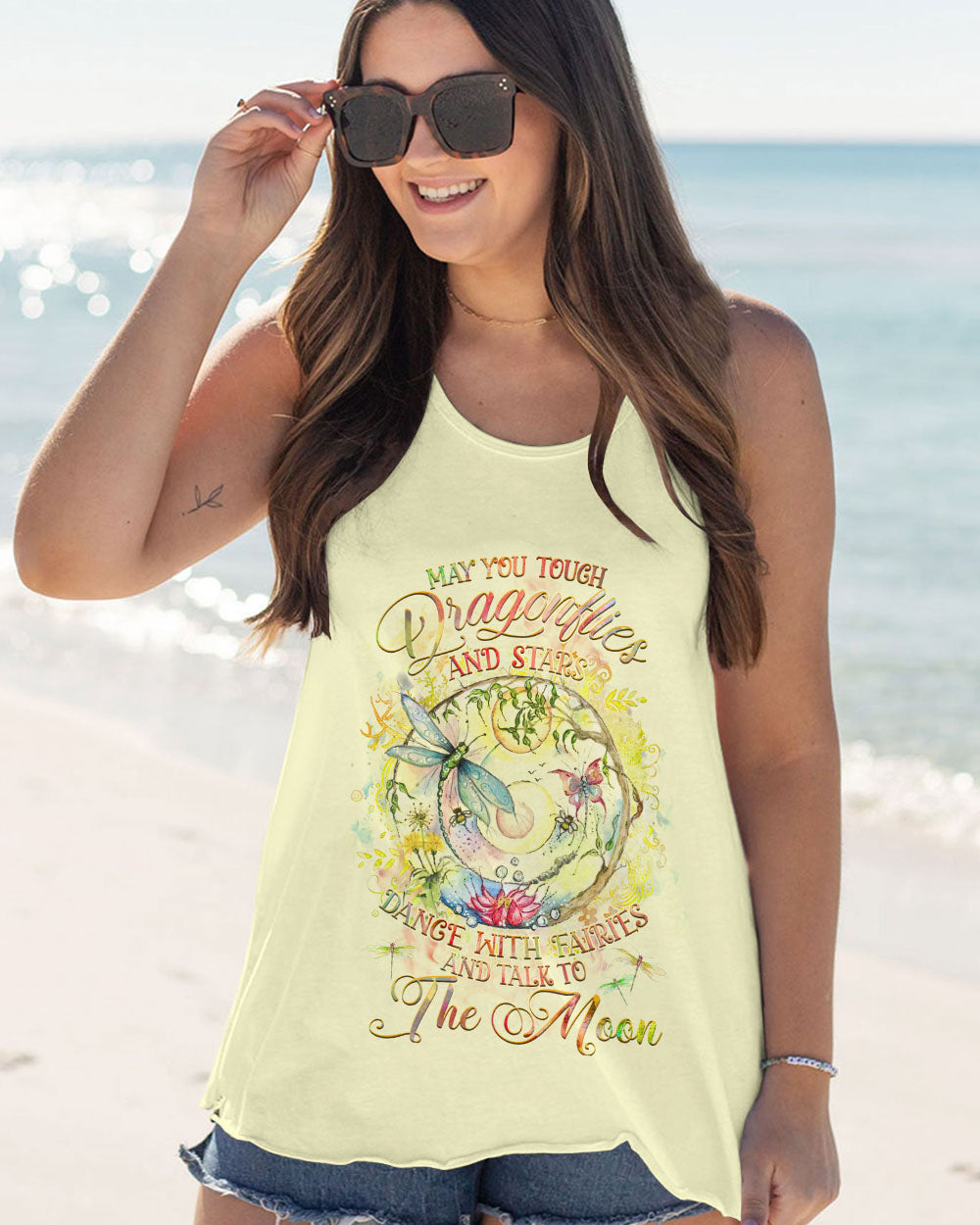 MAY YOU TOUCH DRAGONFLIES AND STARS ALL OVER PRINT - YHHG1309234