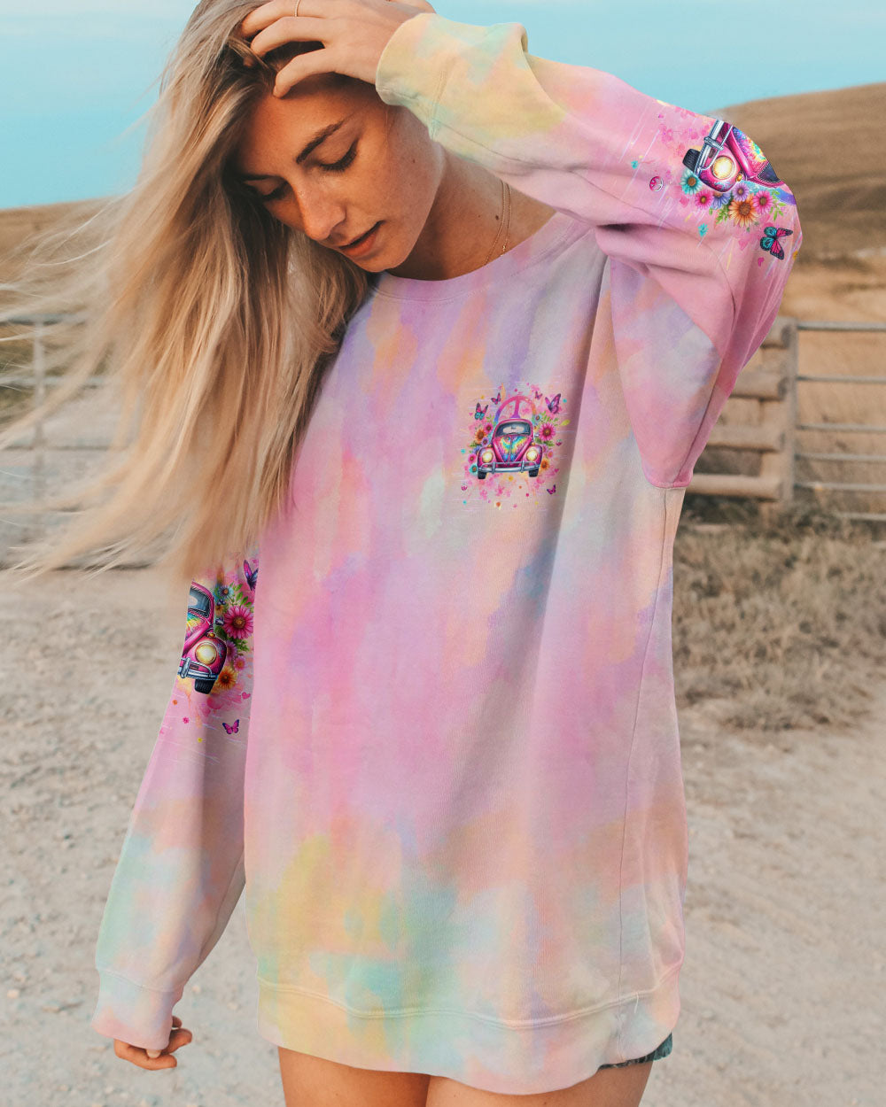 RUNNING AGAINST THE WIND ALL OVER PRINT - YHHG1404252