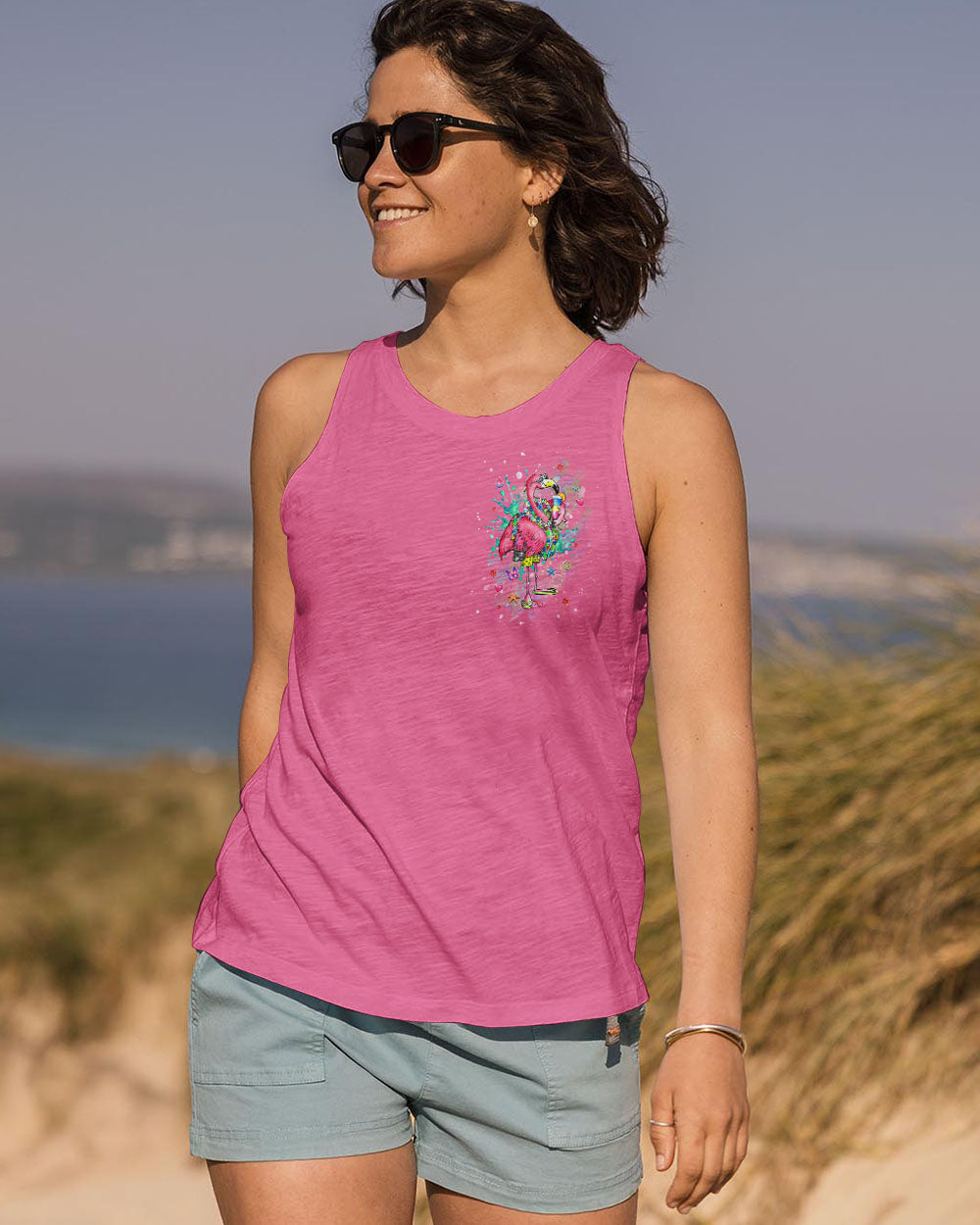PRETTY IN PINK FLAMINGO ALL OVER PRINT - YHHG1406244