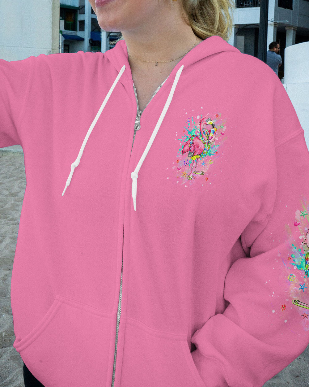 PRETTY IN PINK FLAMINGO ALL OVER PRINT - YHHG1406244
