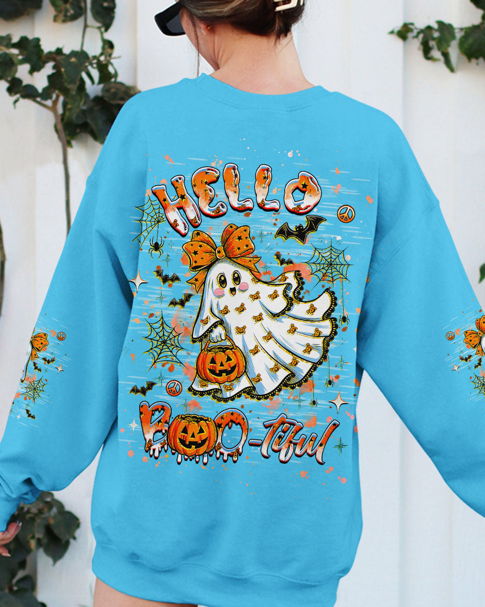 HELLO BOOTIFUL HALLOWEEN ALL OVER PRINT - YHHG1408252
