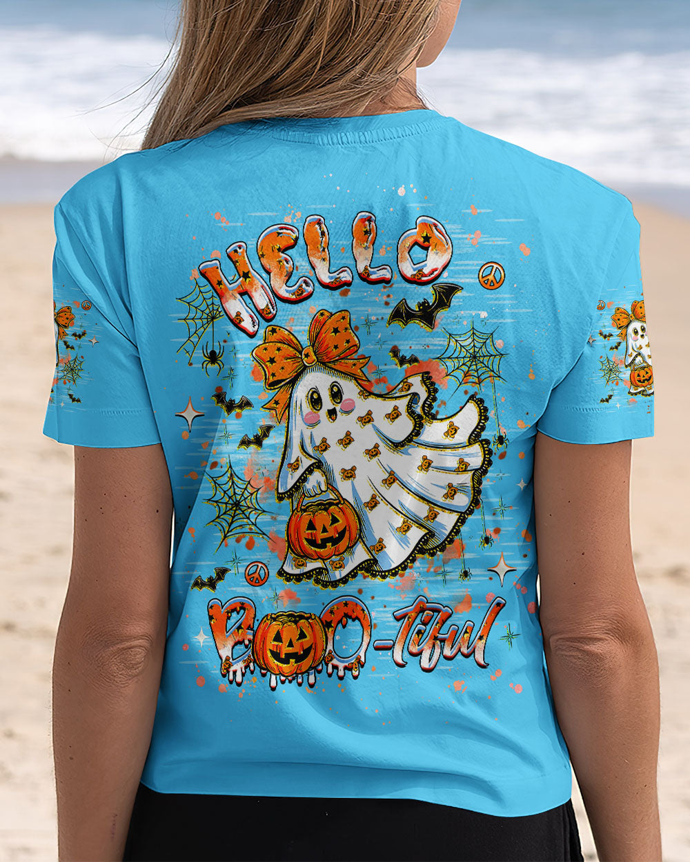 HELLO BOOTIFUL HALLOWEEN ALL OVER PRINT - YHHG1408252