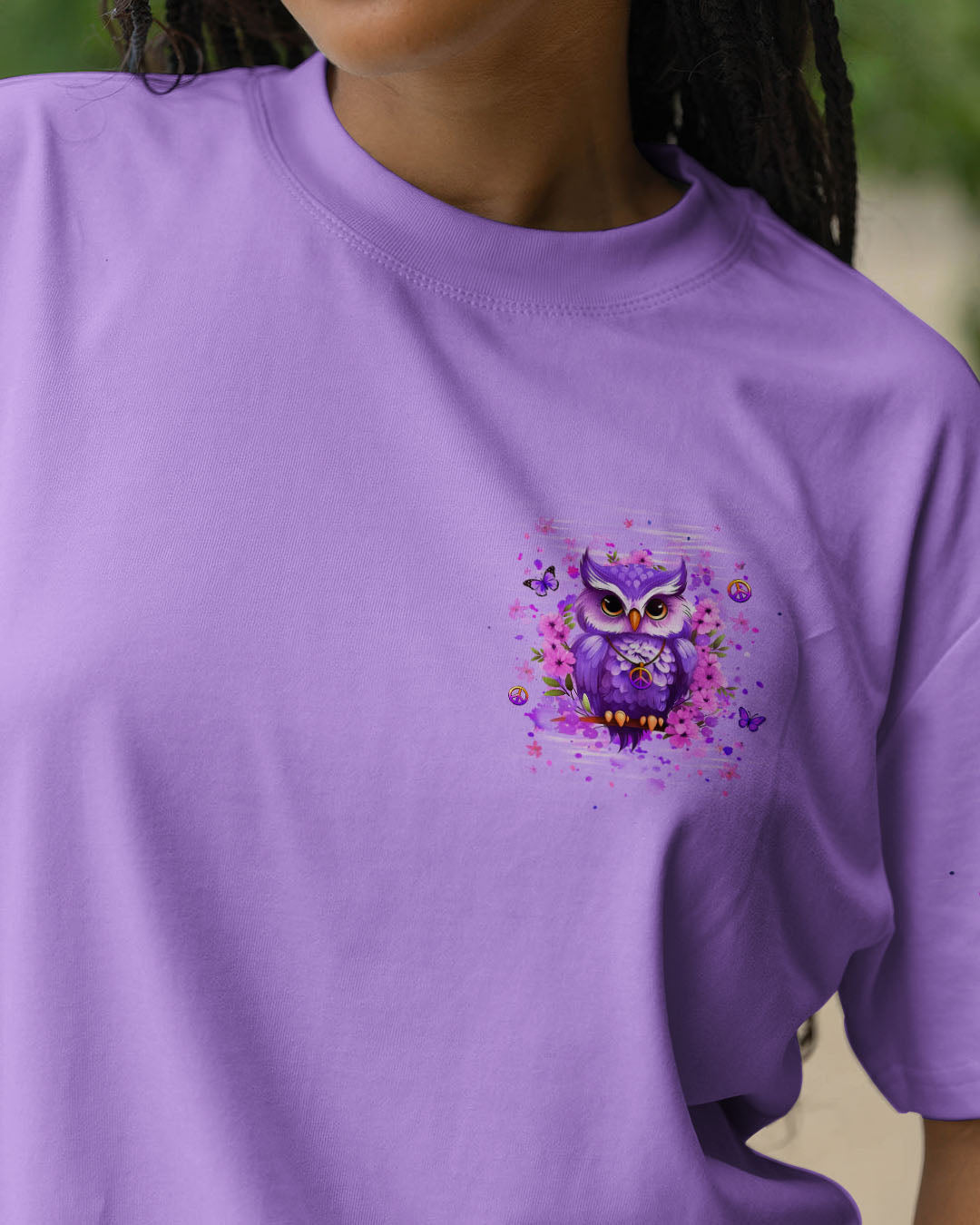 WHISPER WORDS OF WISDOM LET IT BE OWL ALL OVER PRINT - YHHG1410251