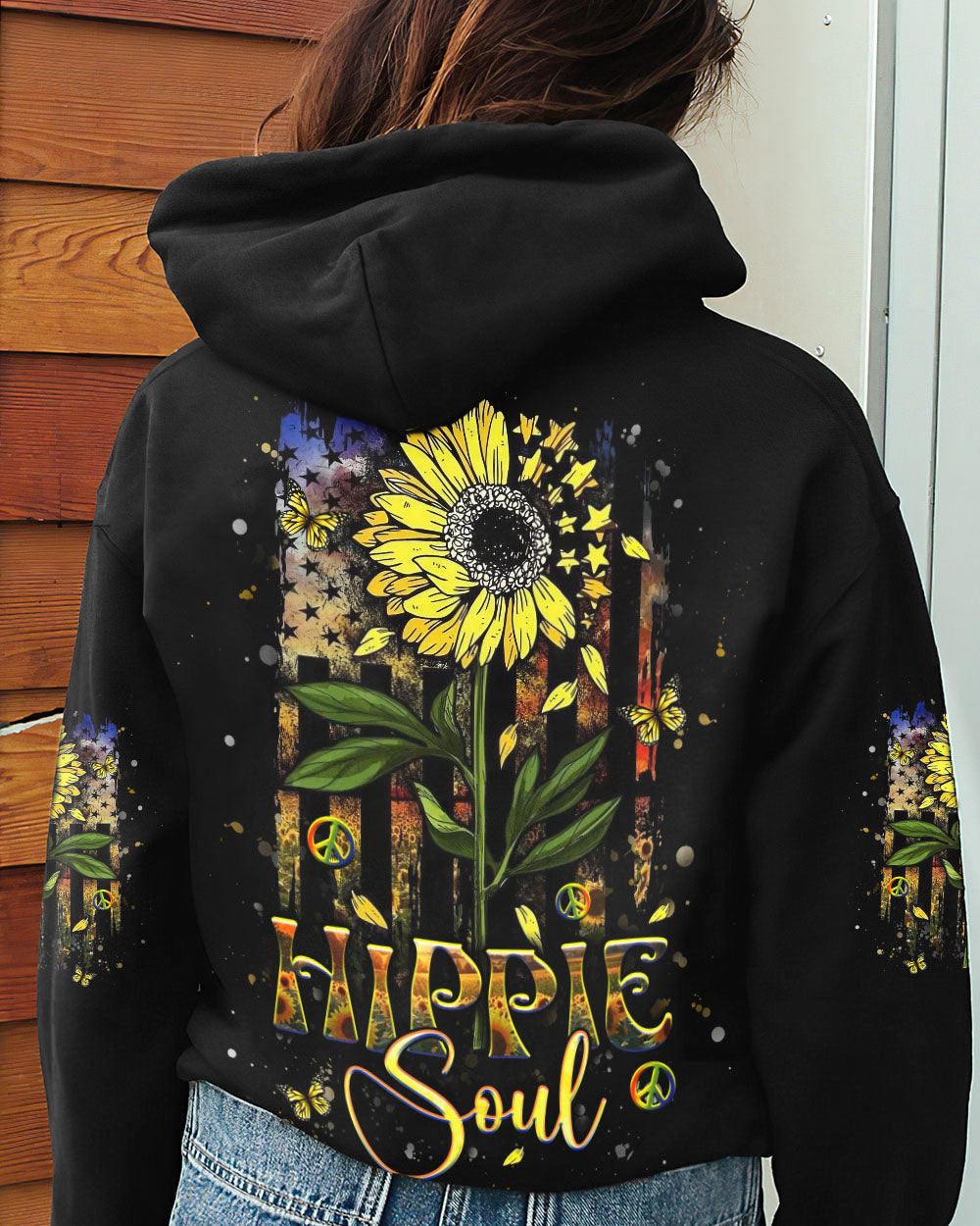 HIPPIE SOUL SUNFLOWER ALL OVER PRINT - YHHG1411244