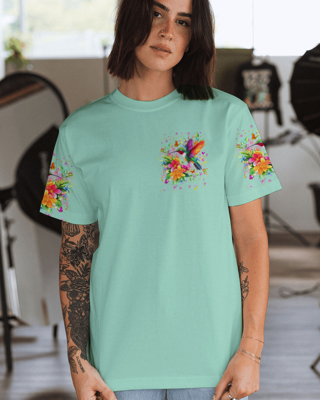 JUST BREATHE BUTTERFLY ALL OVER PRINT - YHHG1507251
