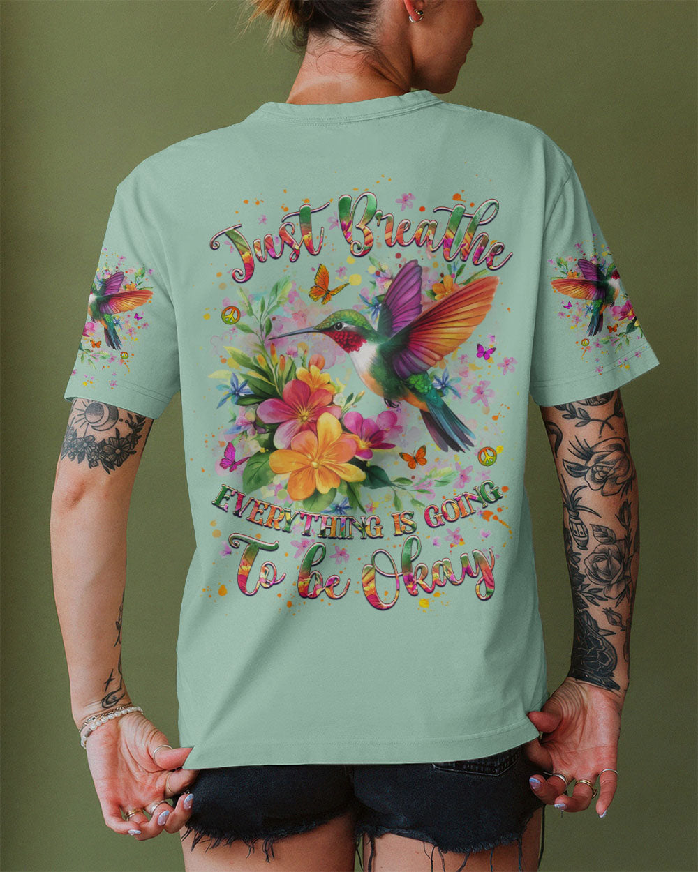 JUST BREATHE BUTTERFLY ALL OVER PRINT - YHHG1507251