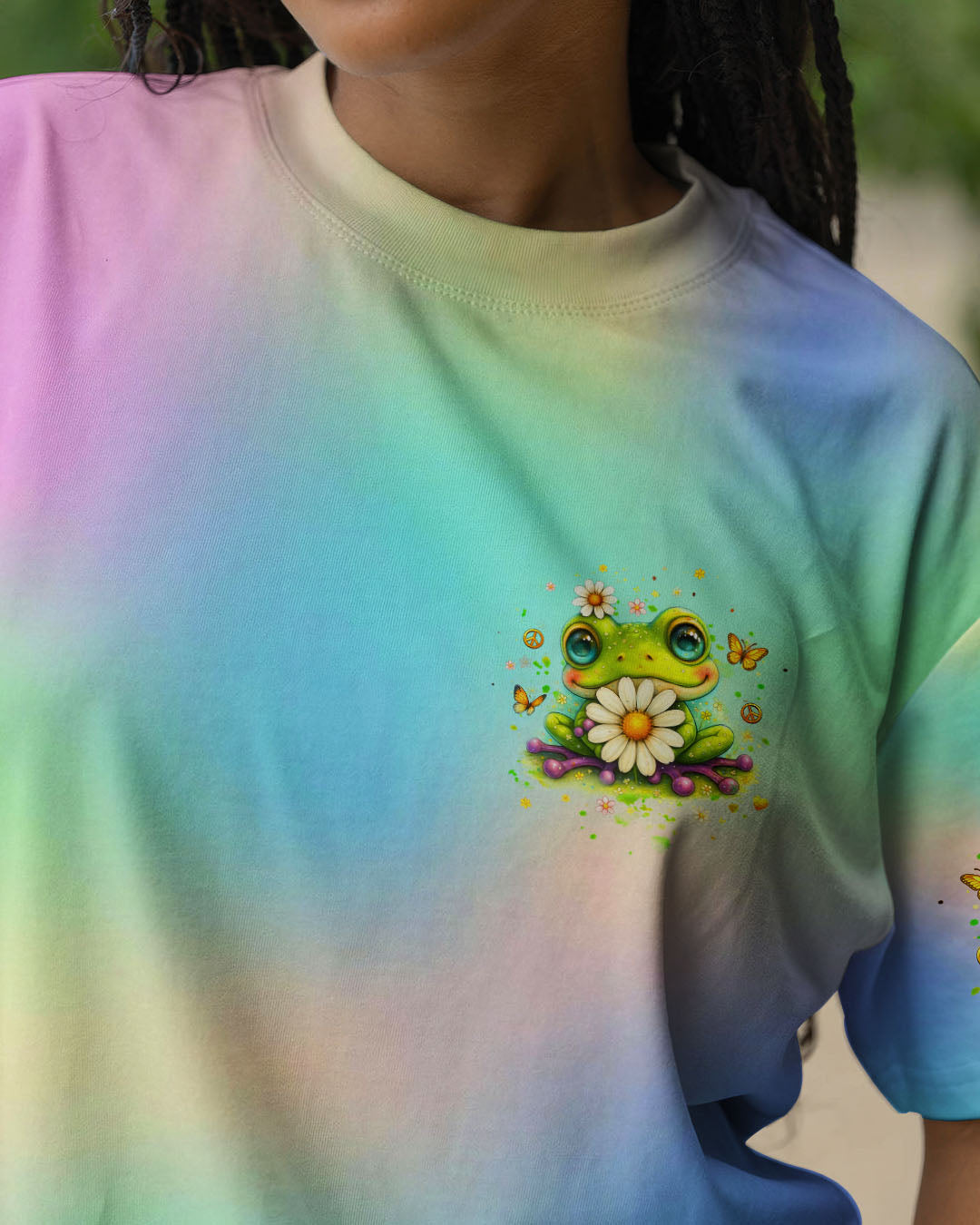 JUST BELIEVE FROG ALL OVER PRINT - YHHG1510252
