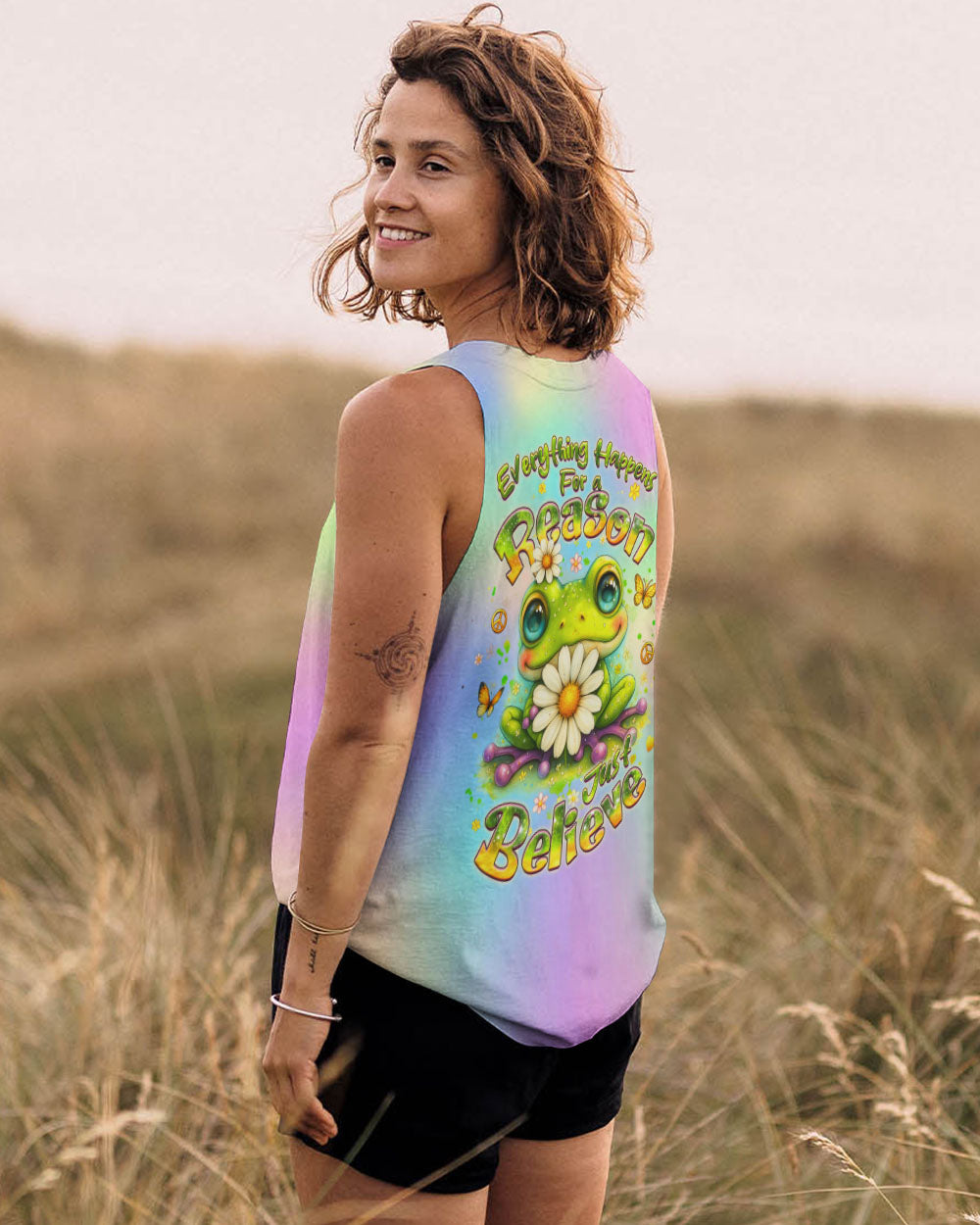 JUST BELIEVE FROG ALL OVER PRINT - YHHG1510252