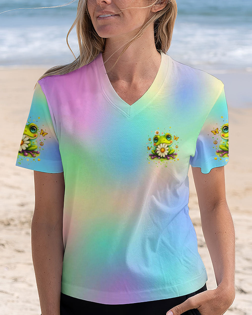 JUST BELIEVE FROG ALL OVER PRINT - YHHG1510252
