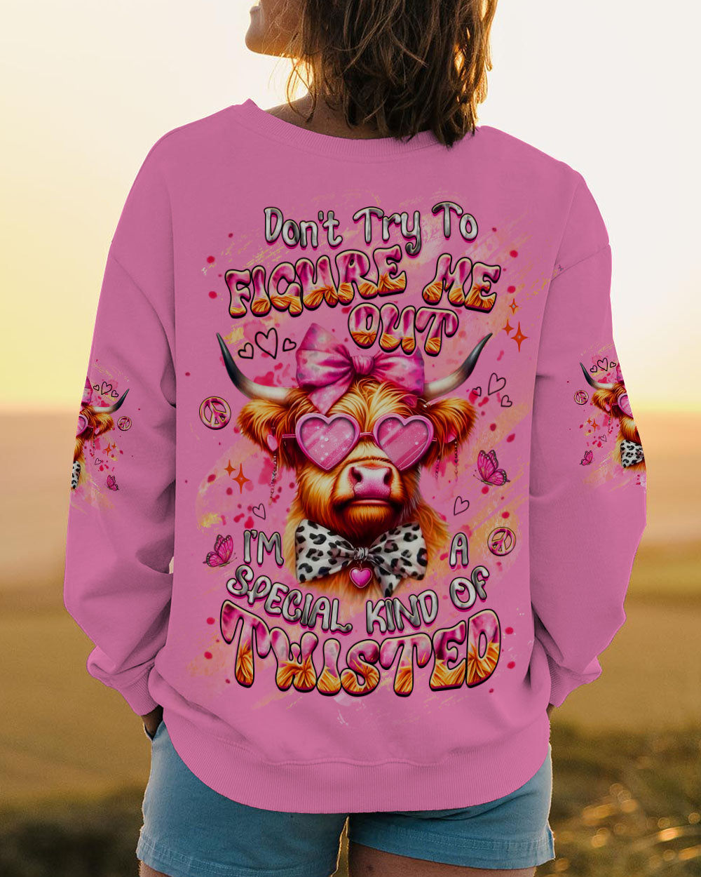 DON'T TRY TO FIGURE ME OUT HEIFER ALL OVER PRINT - YHHG1609252
