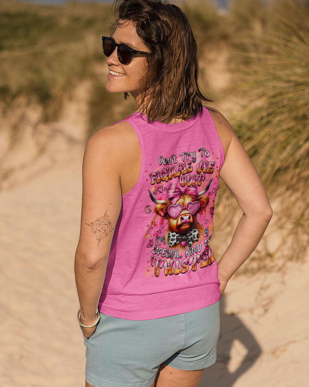 DON'T TRY TO FIGURE ME OUT HEIFER ALL OVER PRINT - YHHG1609252