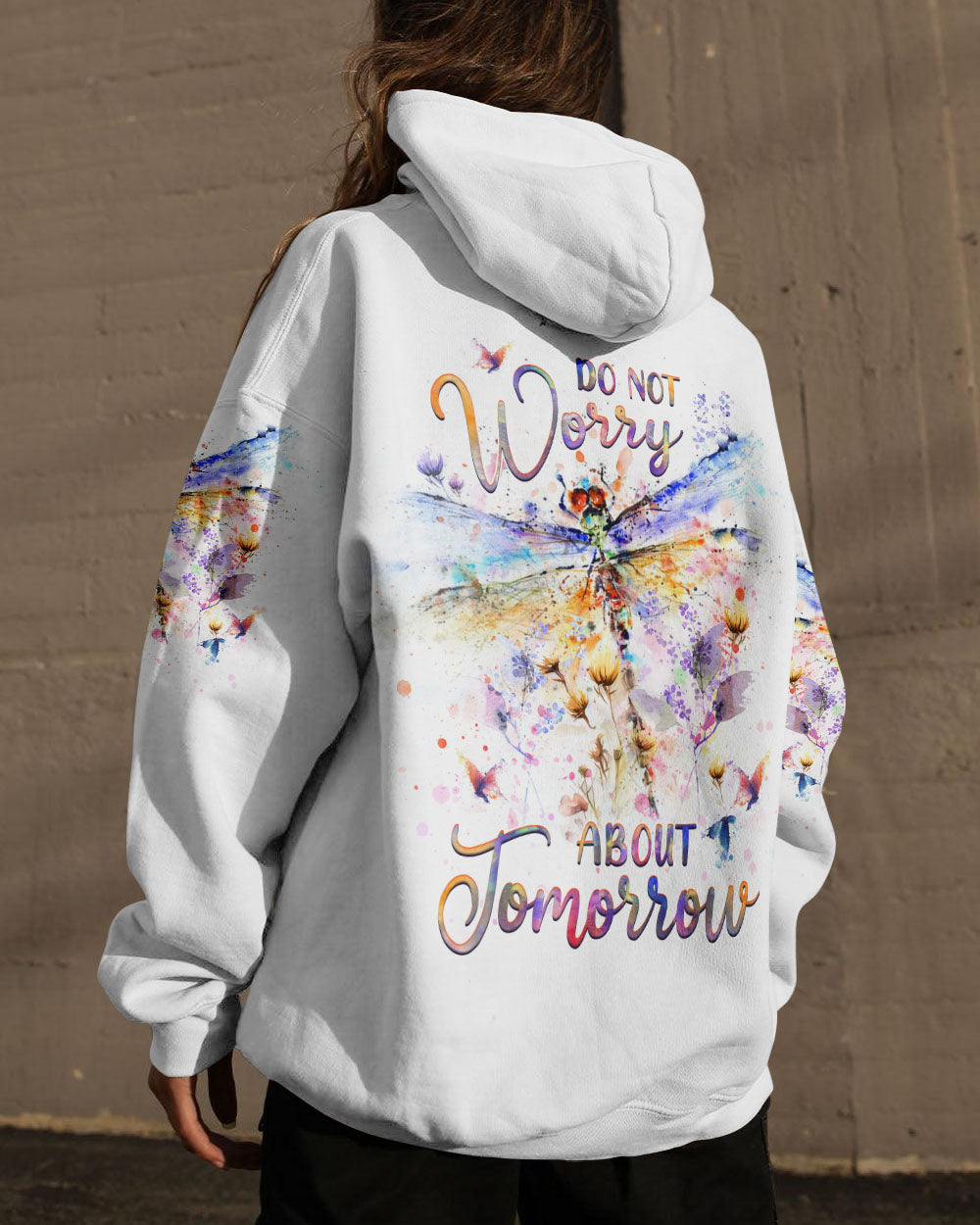 DO NOT WORRY ABOUT TOMORROW ALL OVER PRINT - YHHG1707231