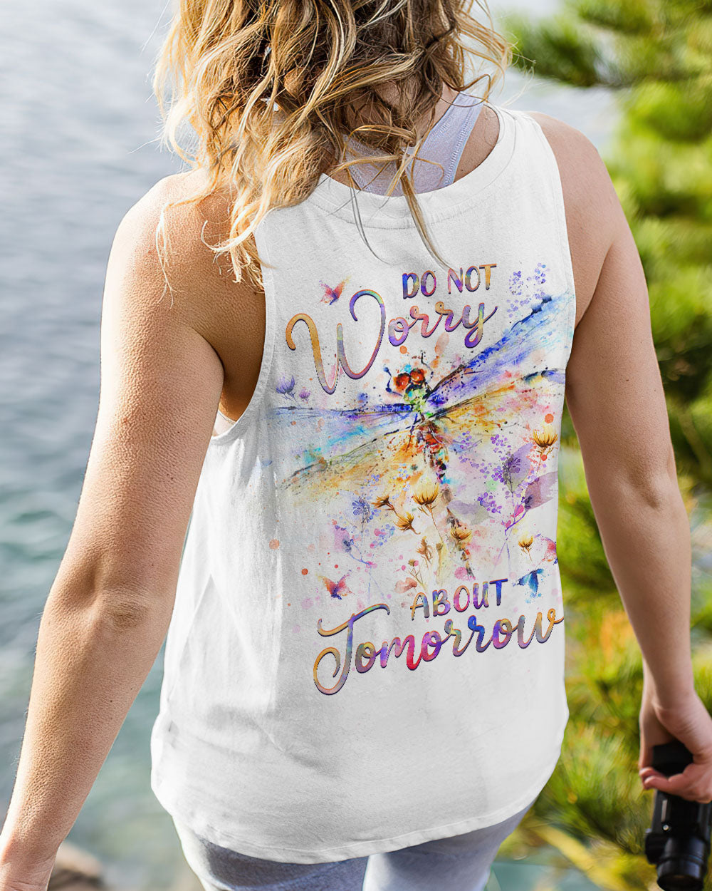 DO NOT WORRY ABOUT TOMORROW ALL OVER PRINT - YHHG1707231