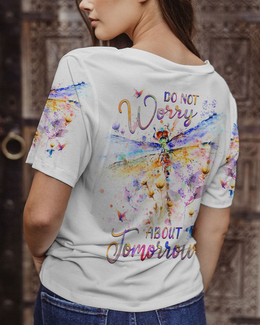 DO NOT WORRY ABOUT TOMORROW ALL OVER PRINT - YHHG1707231