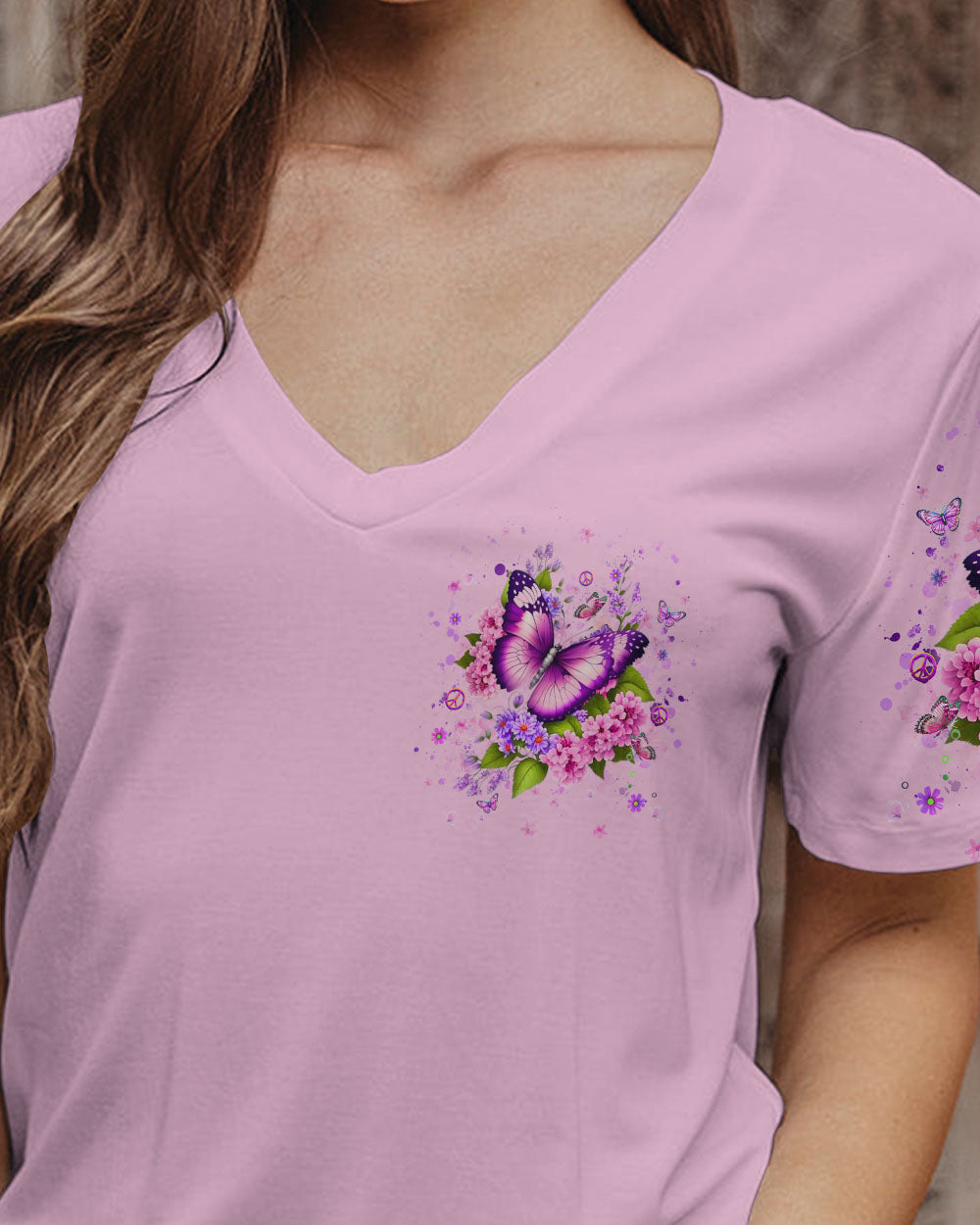 JUST BREATHE BUTTERFLY ALL OVER PRINT - YHHG1710243