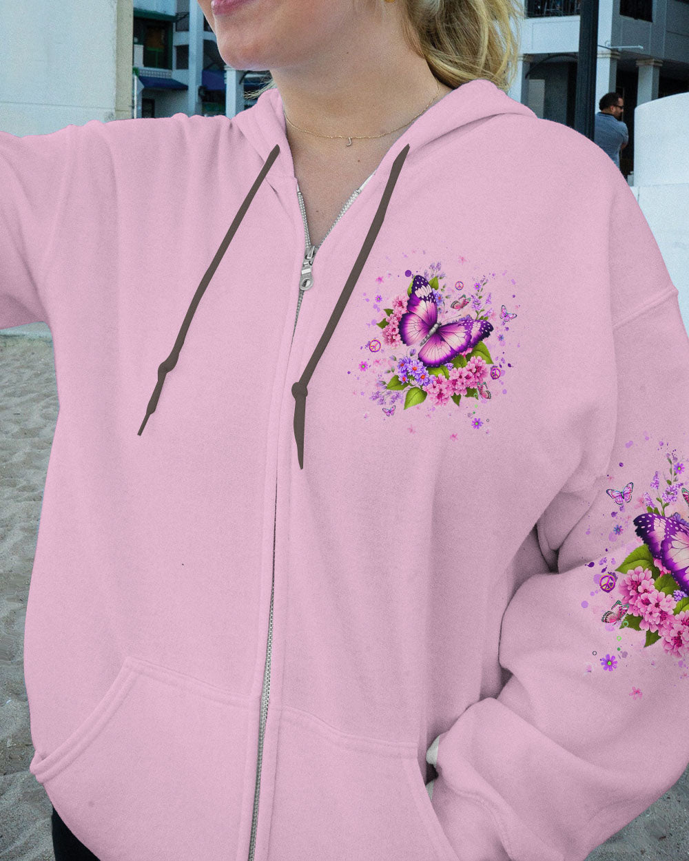 JUST BREATHE BUTTERFLY ALL OVER PRINT - YHHG1710243