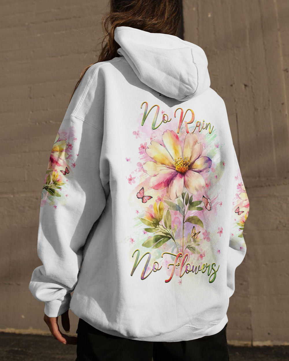 NO RAIN NO FLOWERS ALL OVER PRINT - YHHG1807231