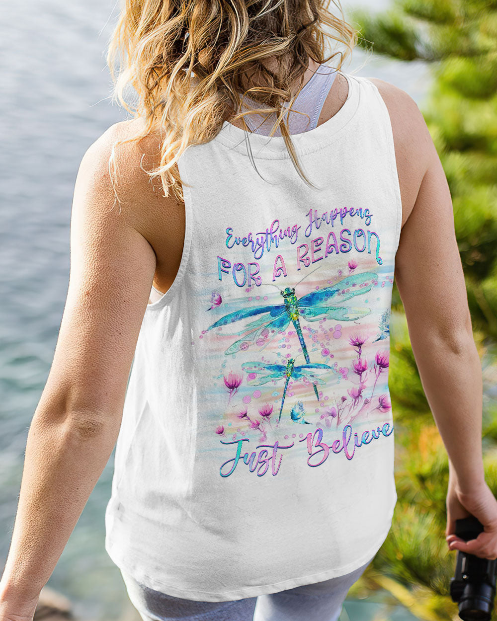 JUST BELIEVE DRAGONFLY ALL OVER PRINT - YHHG1808234