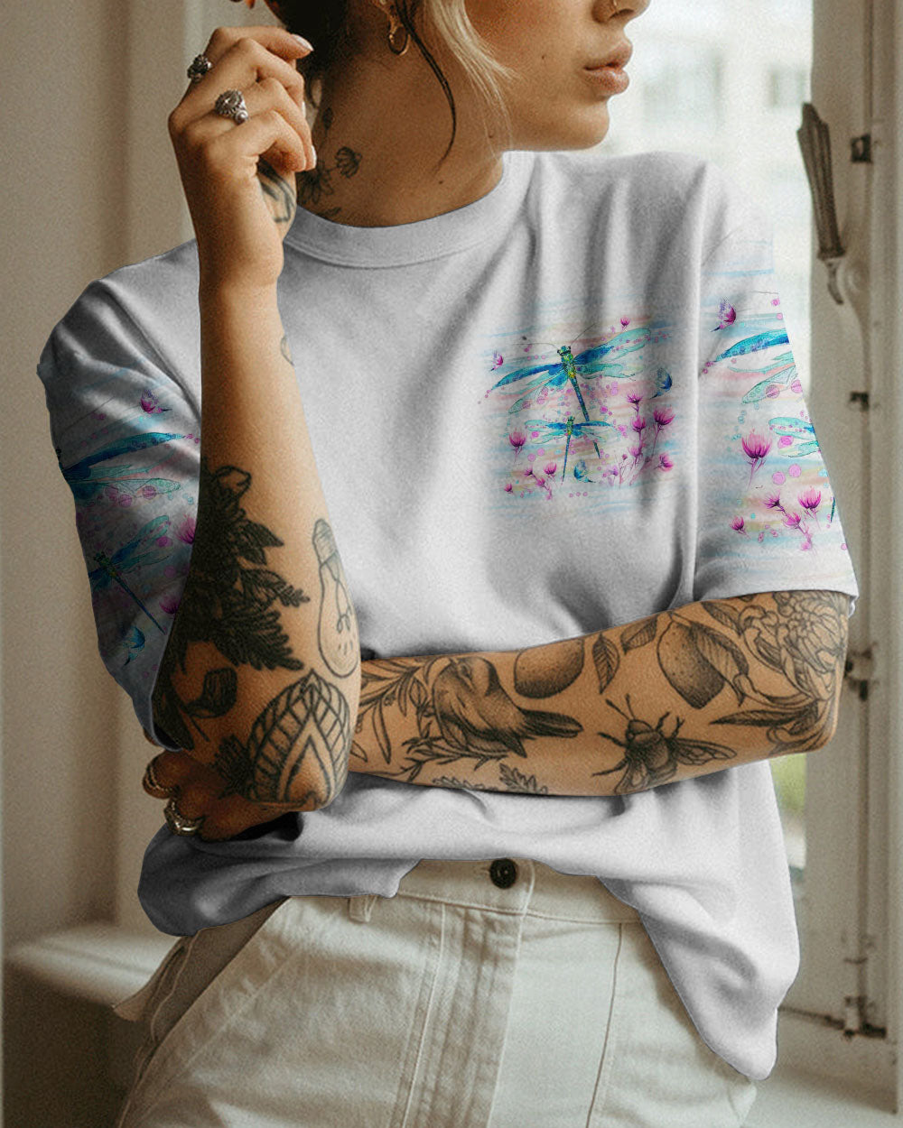 JUST BELIEVE DRAGONFLY ALL OVER PRINT - YHHG1808234