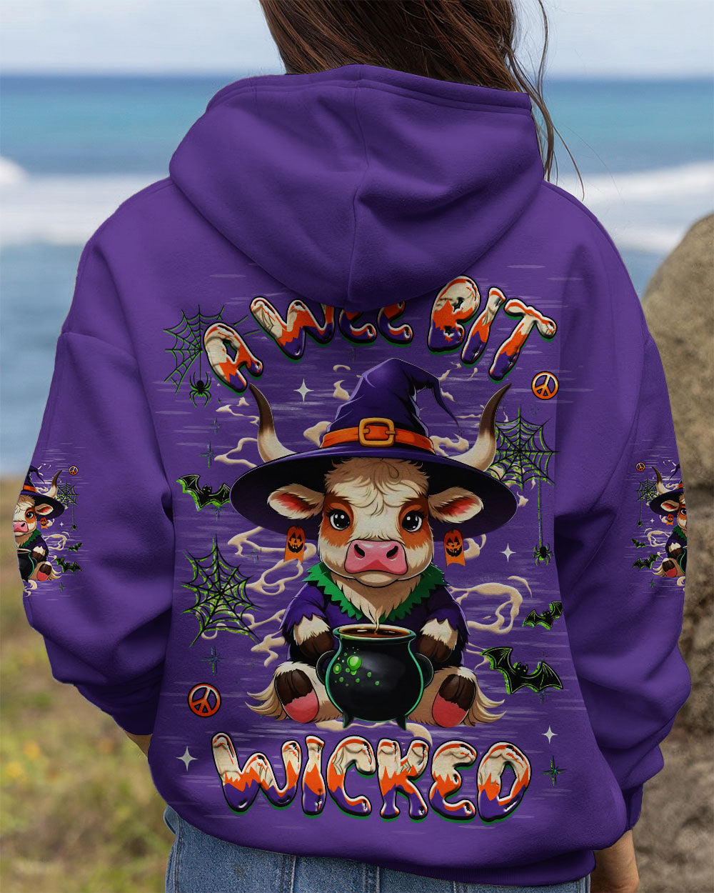 A WEE BIT WICKED HALLOWEEN ALL OVER PRINT - YHHG1808251
