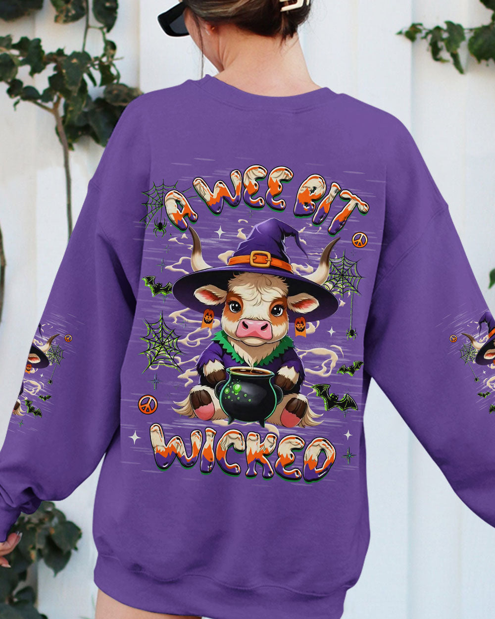 A WEE BIT WICKED HALLOWEEN ALL OVER PRINT - YHHG1808251