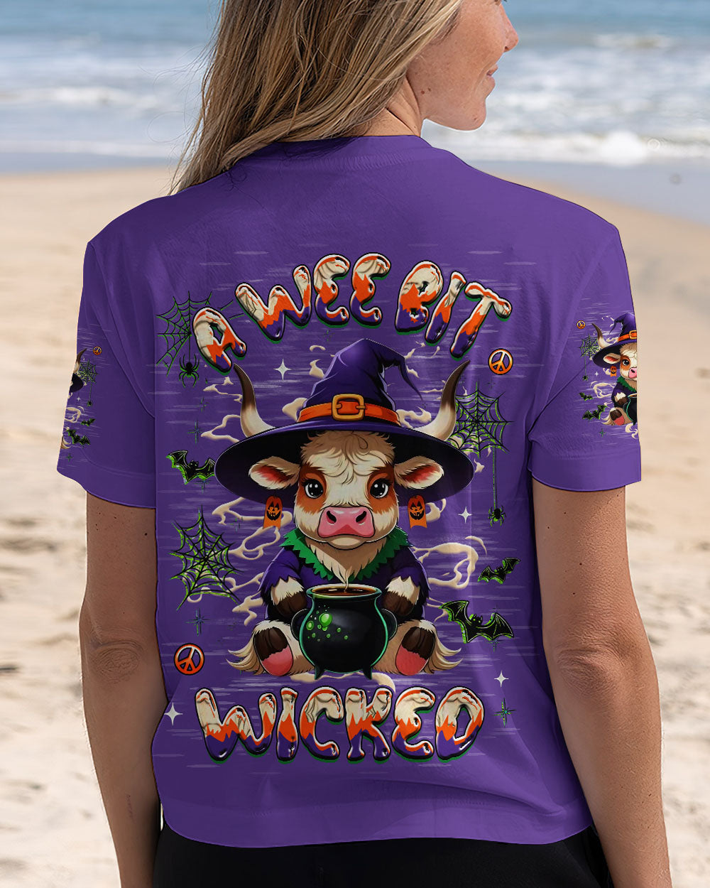 A WEE BIT WICKED HALLOWEEN ALL OVER PRINT - YHHG1808251