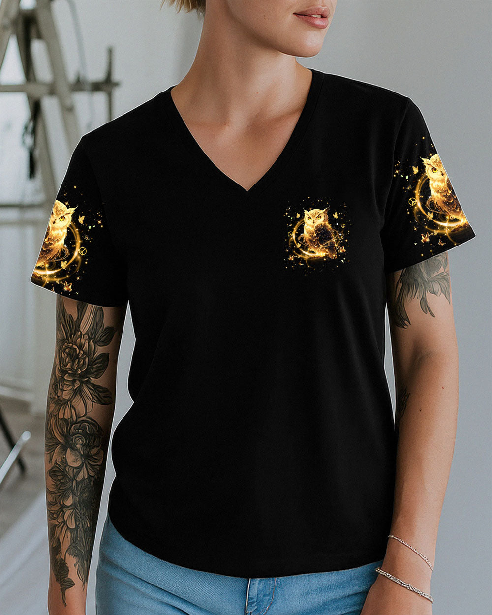 WHISPER WORDS OF WISDOM LET IT BE OWL ALL OVER PRINT - YHHG1811251