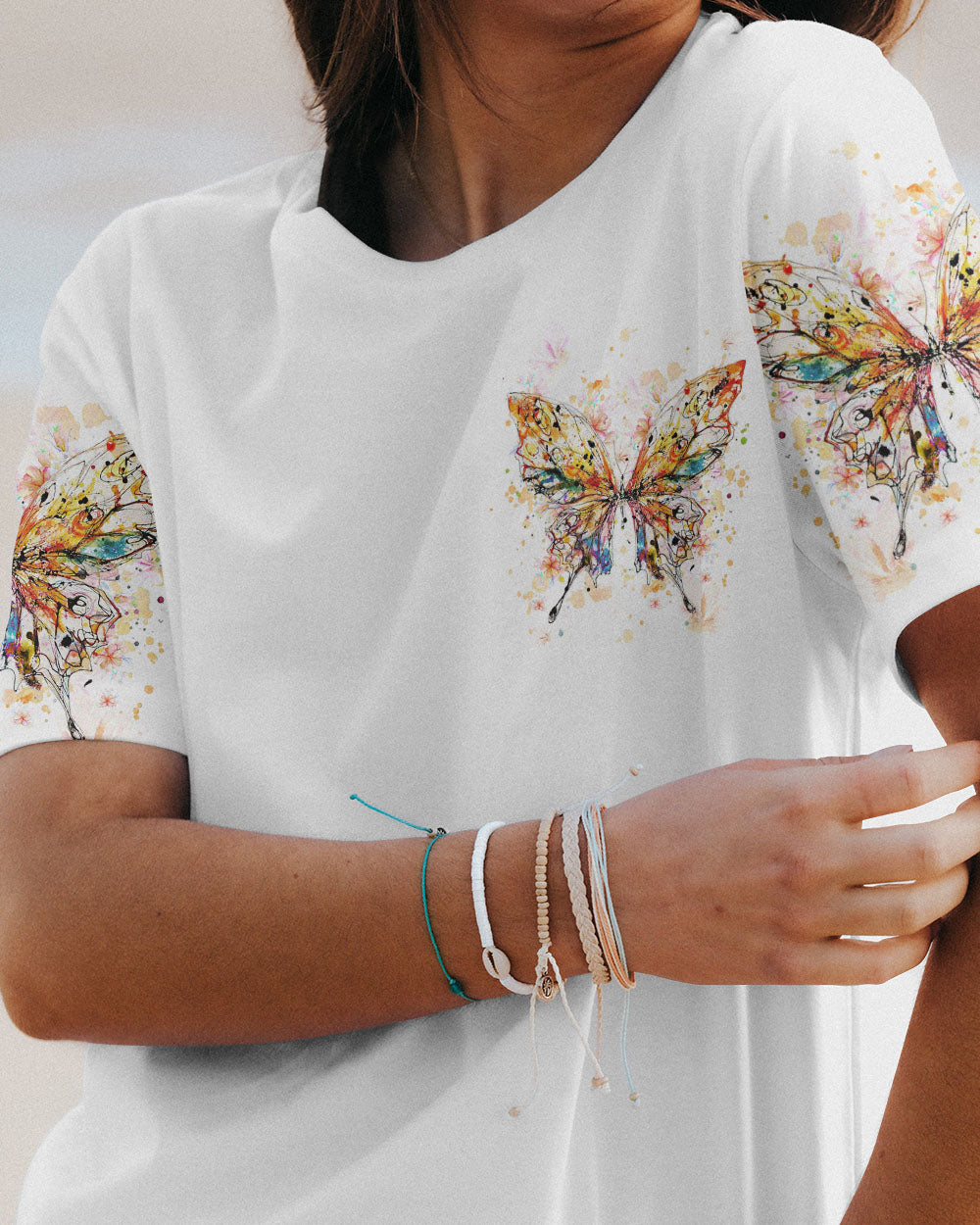 JUST BELIEVE BUTTERFLY ALL OVER PRINT - YHHG1907231